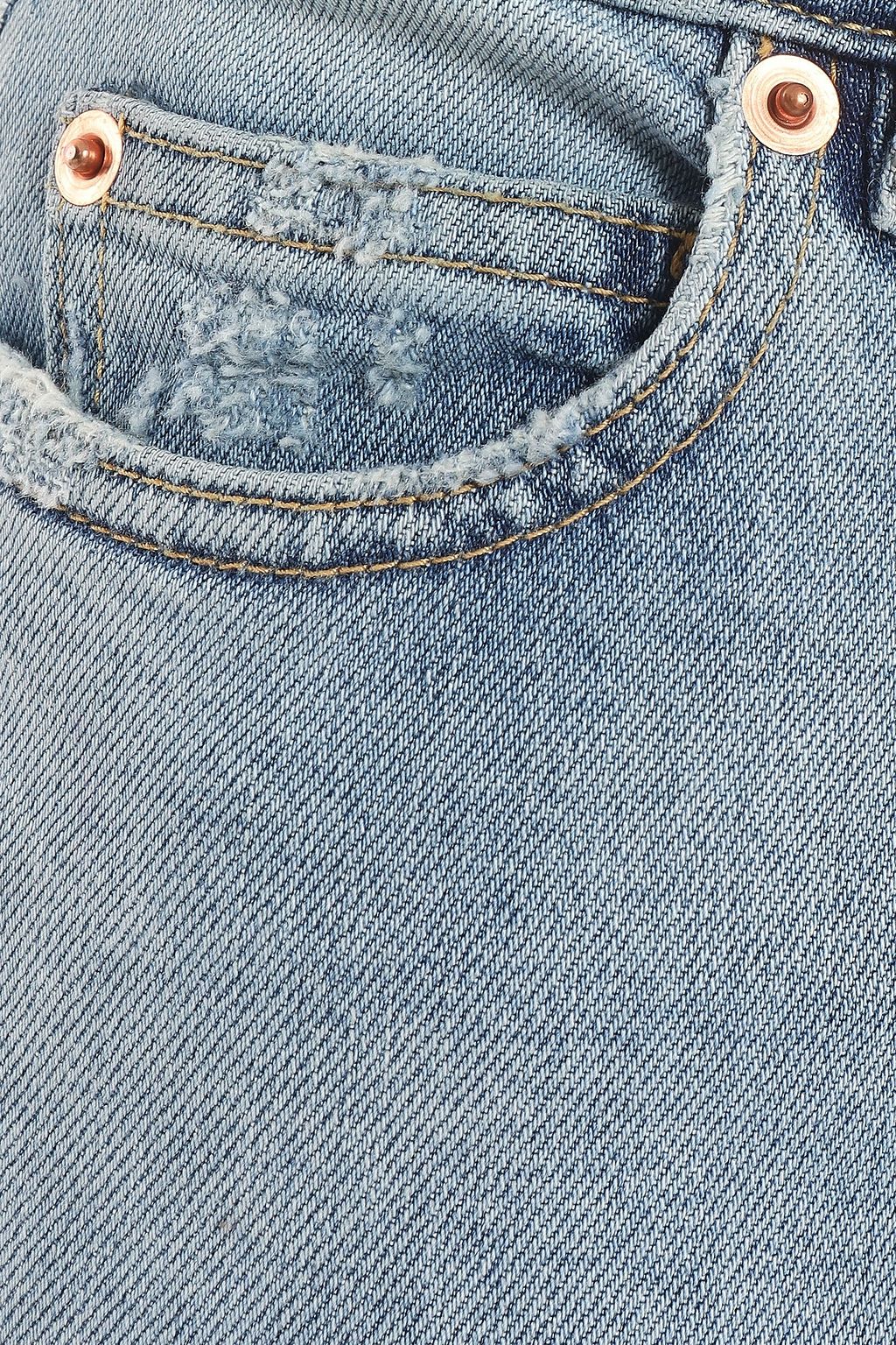 IRO Nevermind cropped distressed mid-rise skinny jeans