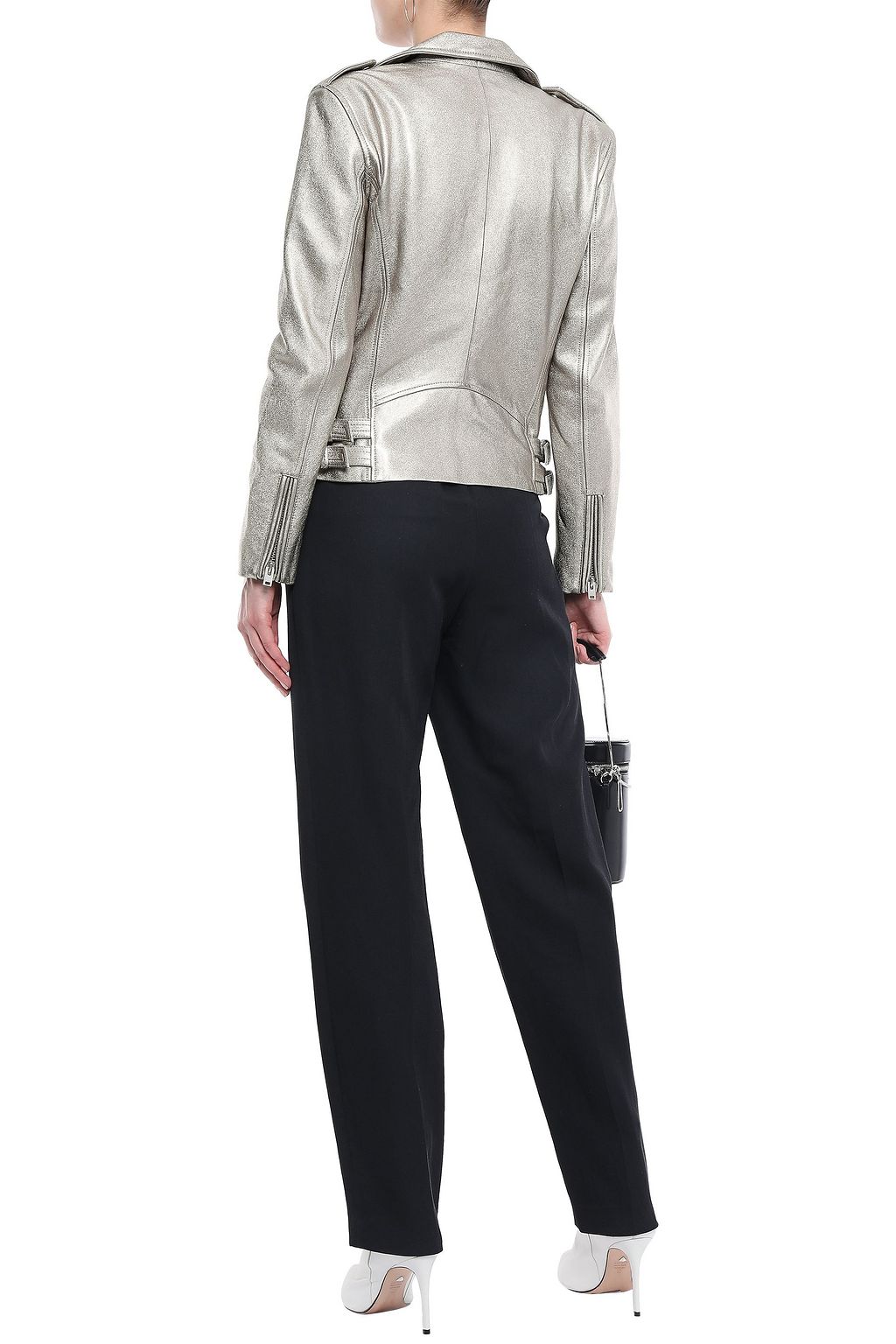 IRO Han washed-leather biker jacket