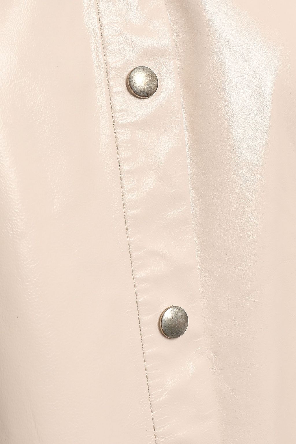 IRO Hally textured-leather shirt