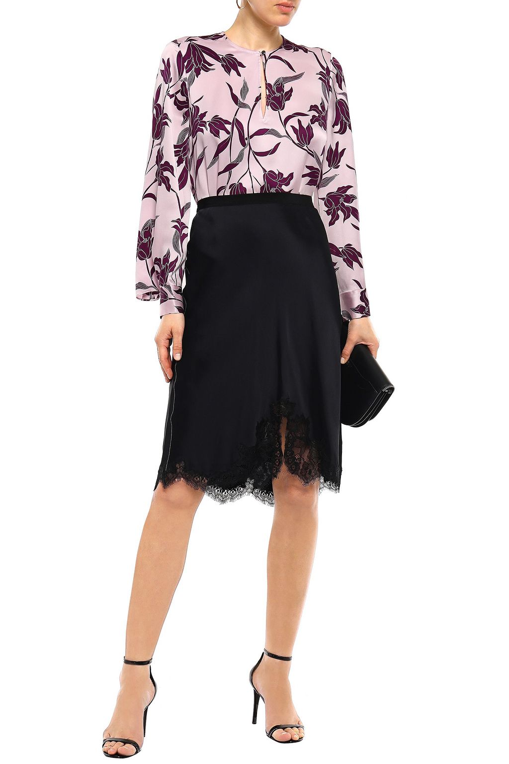 EQUIPMENT Delainey floral-print silk-satin blouse