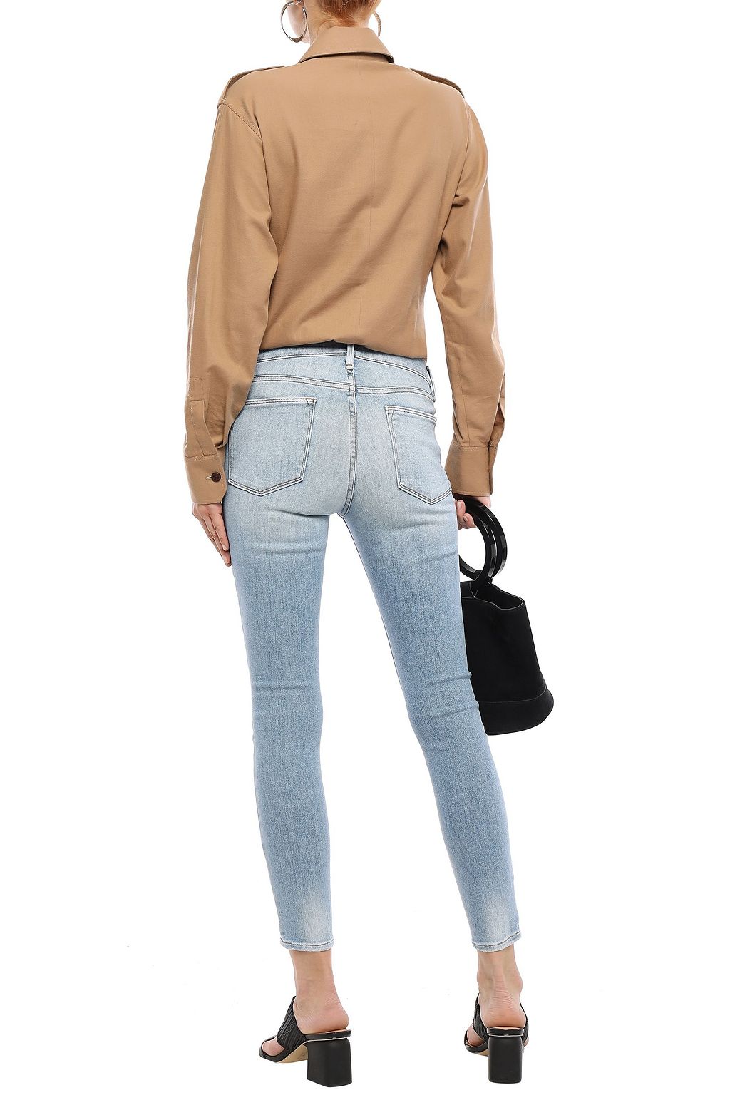 FRAME High-rise skinny jeans