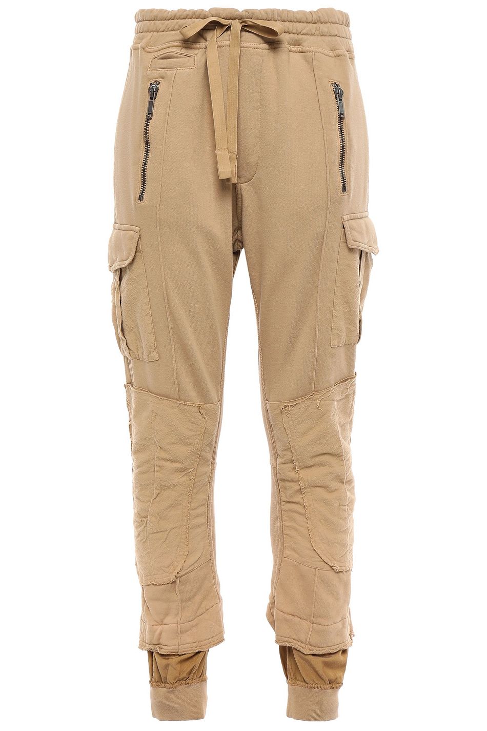 distressed track pants