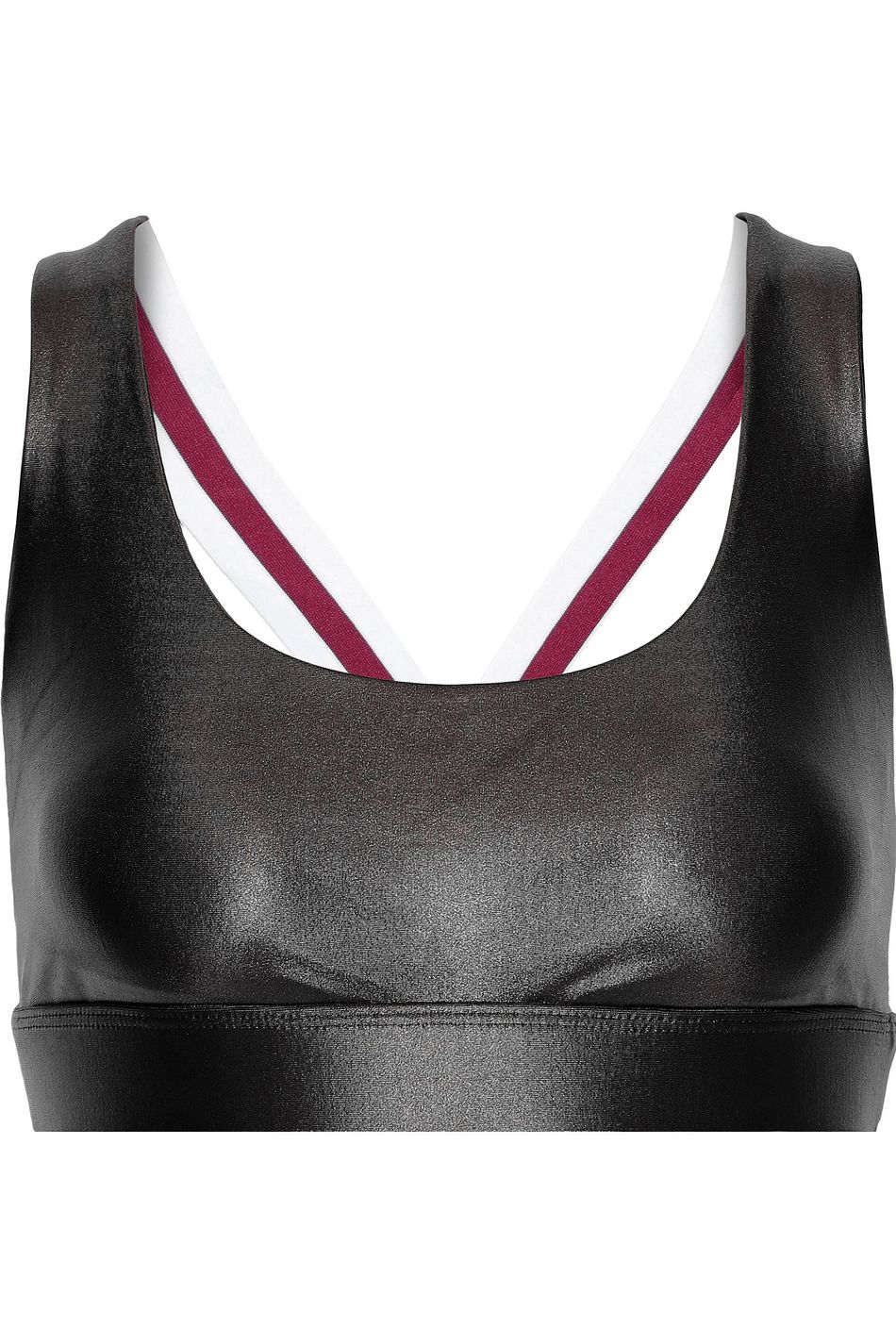 satin sports bra