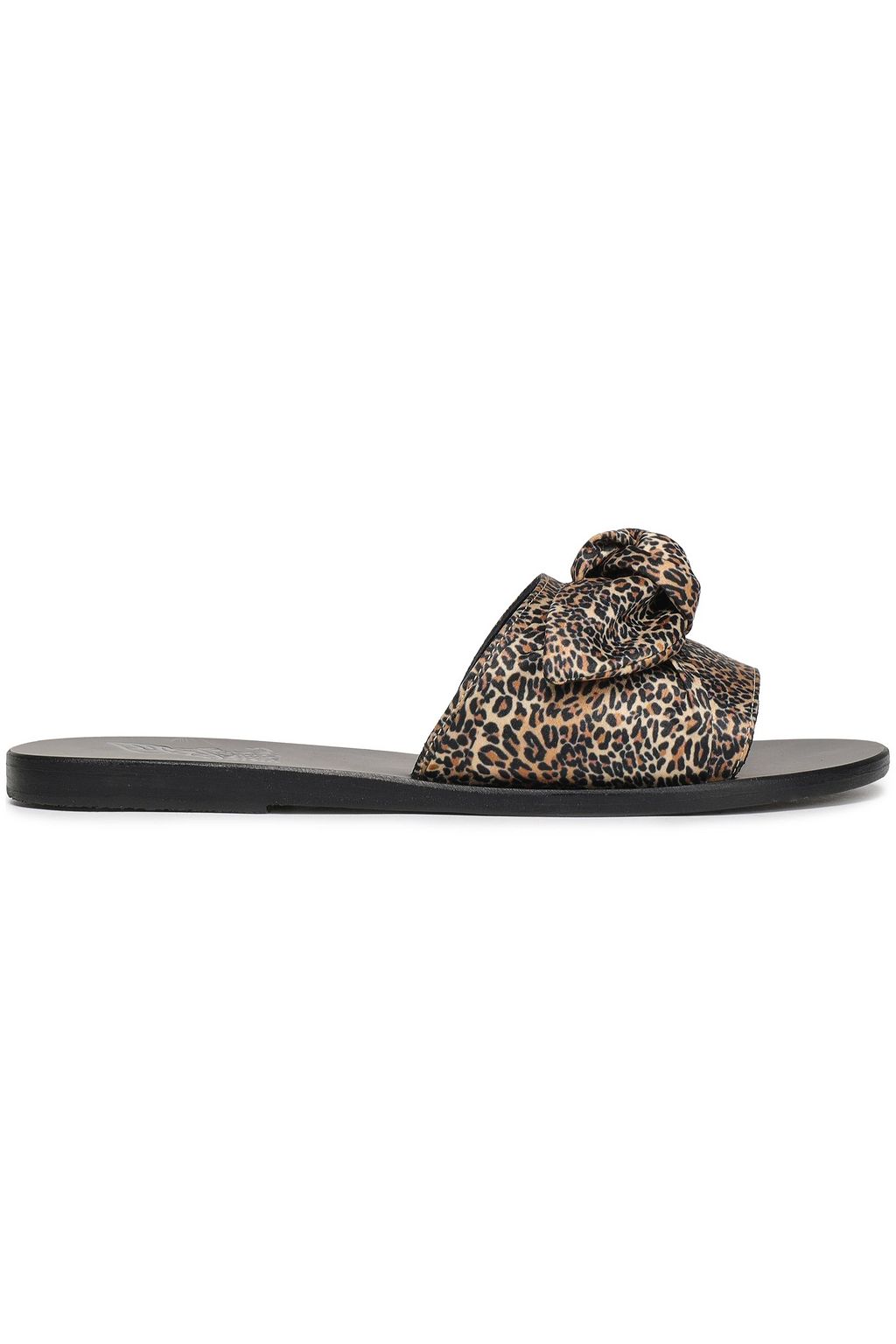 leopard slides with bow