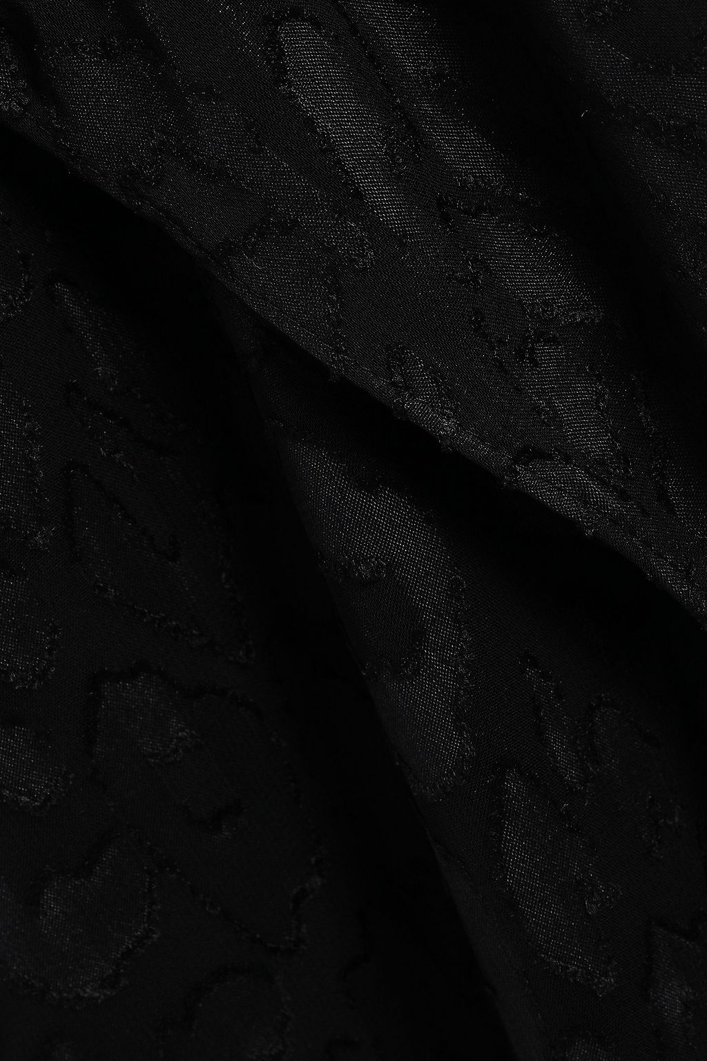 IRO Ruffled leopard-print fil coupé chiffon mini dress