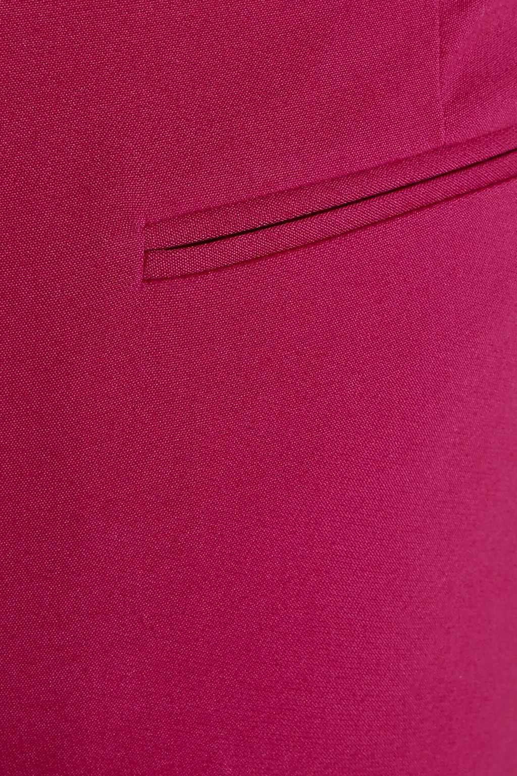 MCQUEEN Cropped wool-blend straight-leg pants