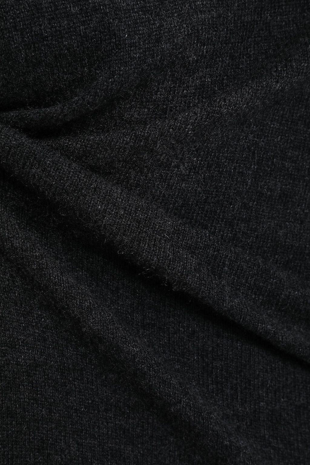 AUTUMN CASHMERE Fluted cashmere mini dress