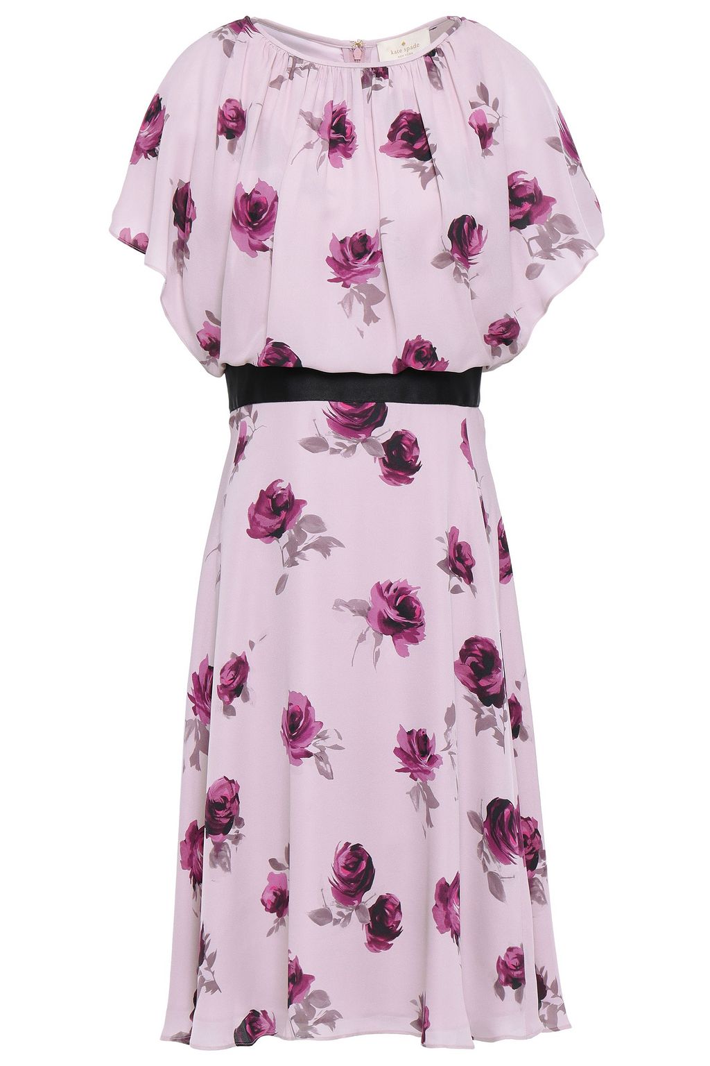 kate spade cold shoulder crepe dress