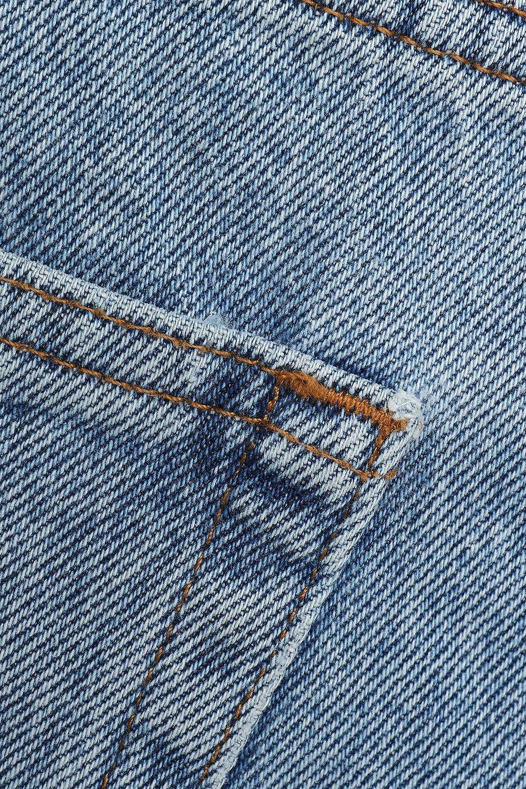 IRO Comeo cutout denim shorts