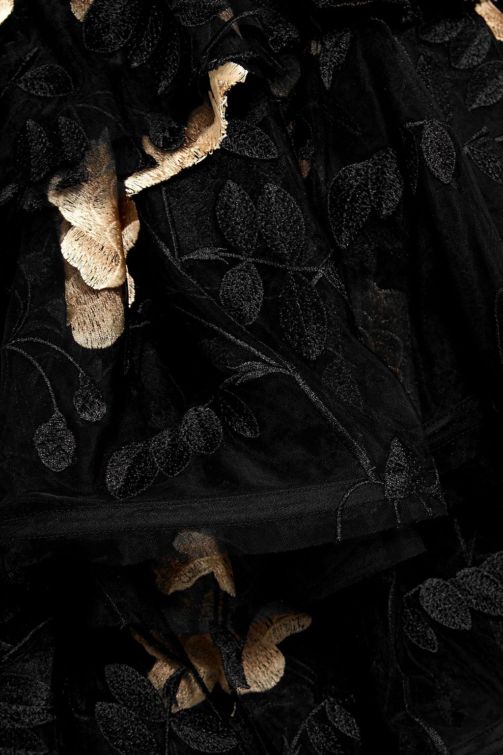 BROCK COLLECTION Duma ruffled embroidered tulle gown