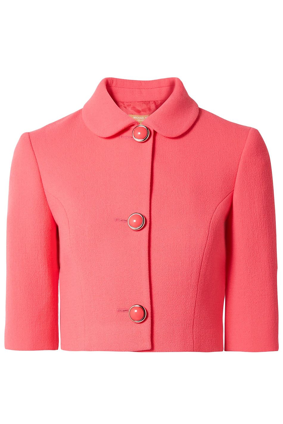 michael kors red wool coat