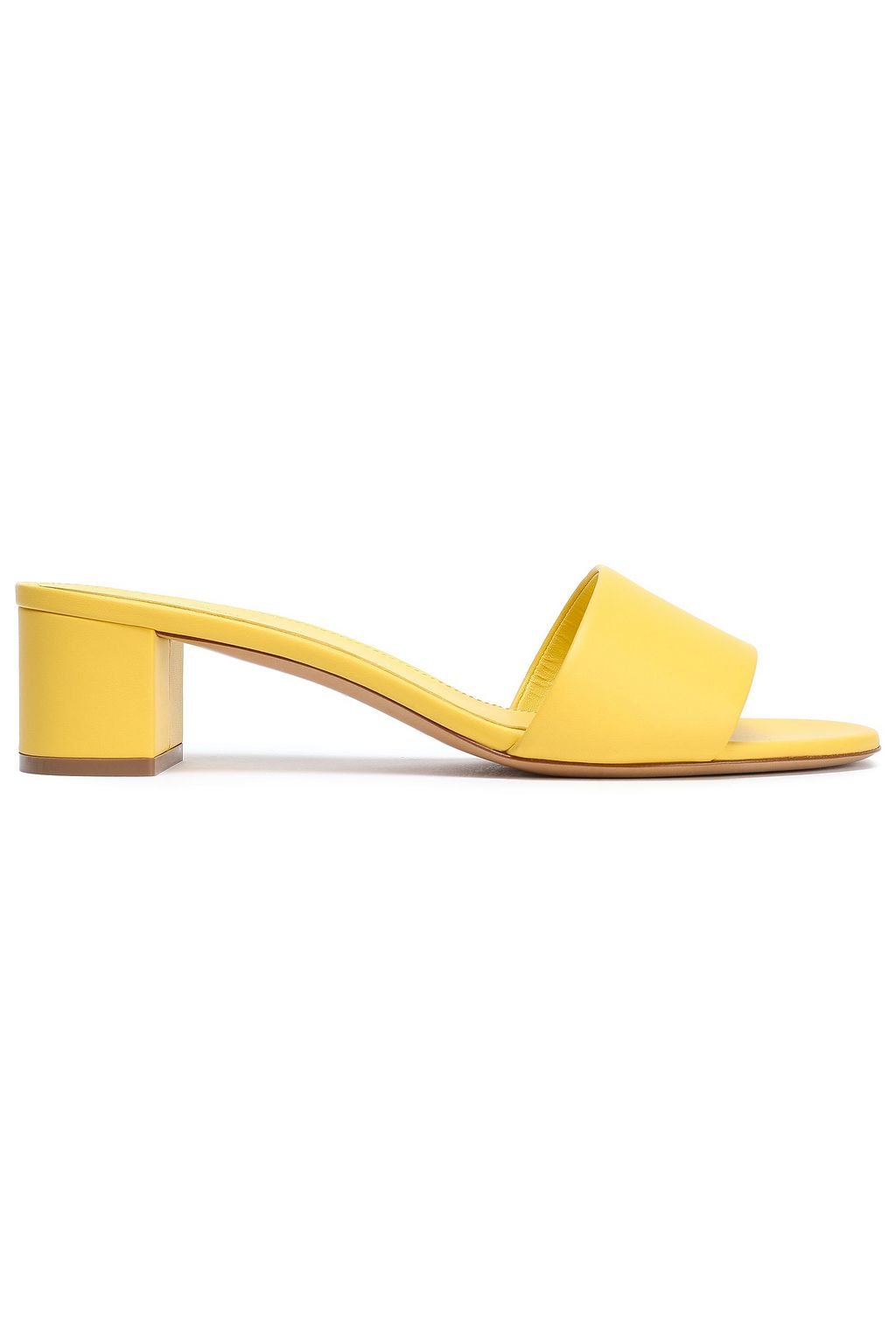 mansur gavriel leather mules