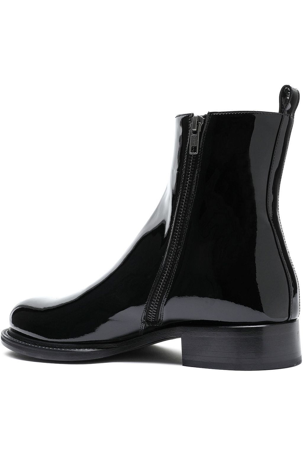 Black Patentleather ankle boots Sale up to 70 off THE