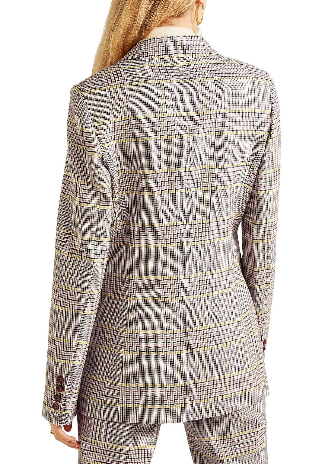 GABRIELA HEARST Sophie checked wool-blend blazer