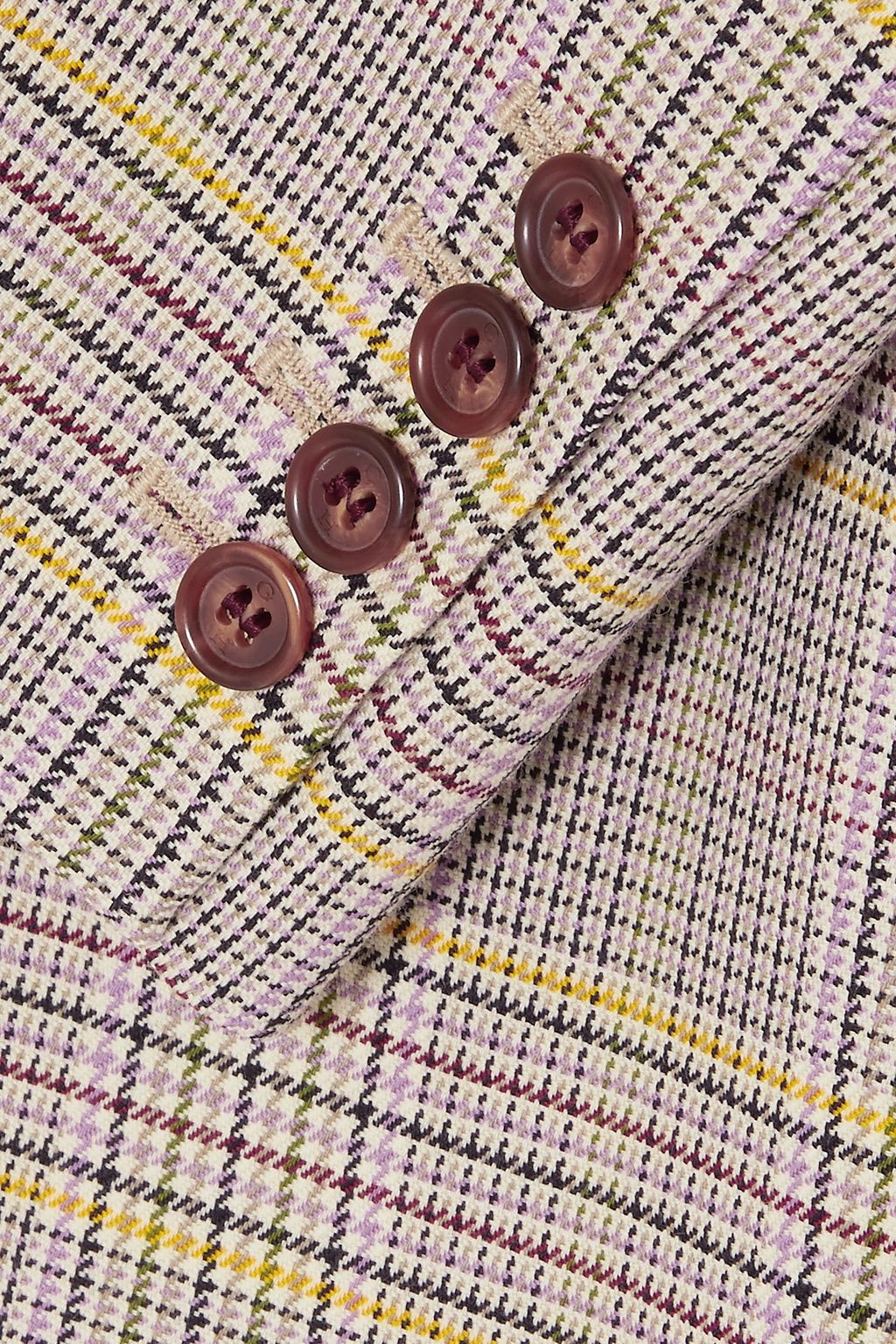 GABRIELA HEARST Sophie checked wool-blend blazer