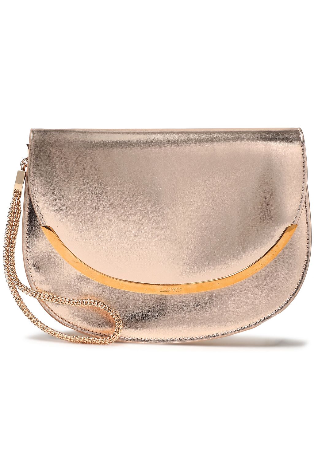 rose gold designer clutch