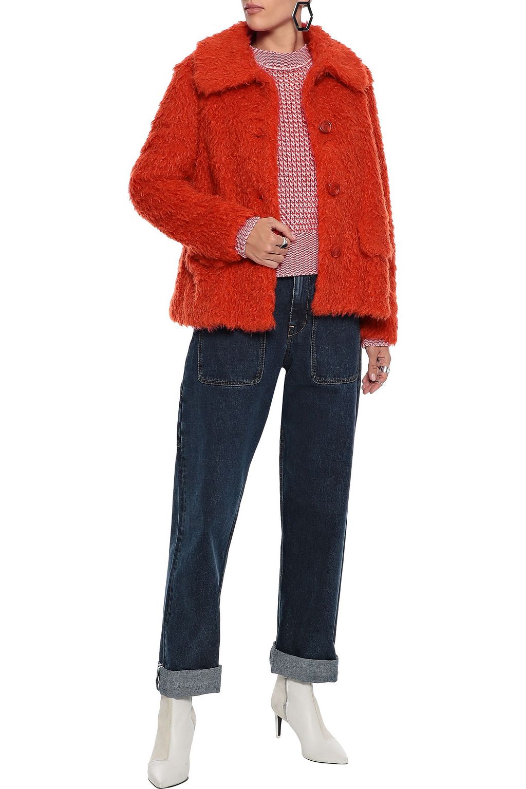 STAND Noemie faux shearling jacket