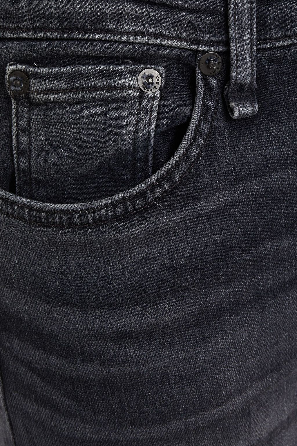 RAG & BONE Cate cropped zip-detailed mid-rise skinny jeans