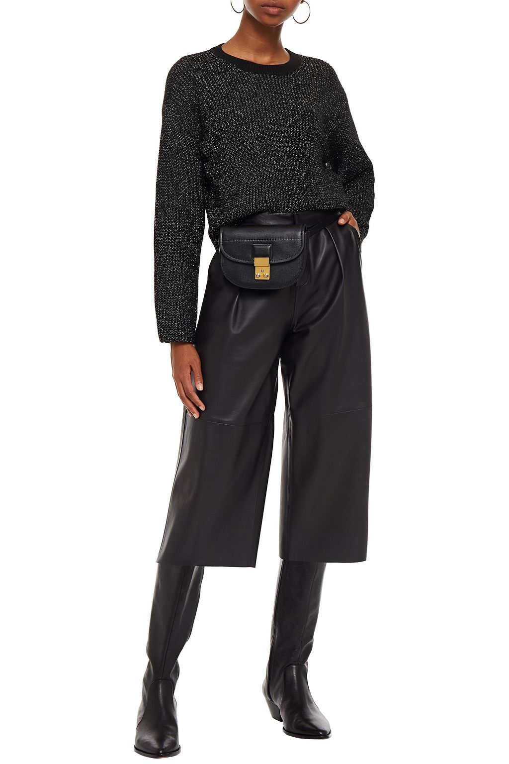 RAG & BONE Metallic knitted sweater
