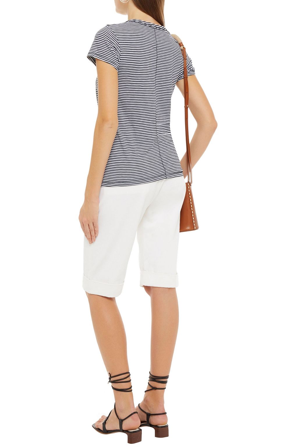 RAG & BONE Striped Pima cotton-jersey T-shirt