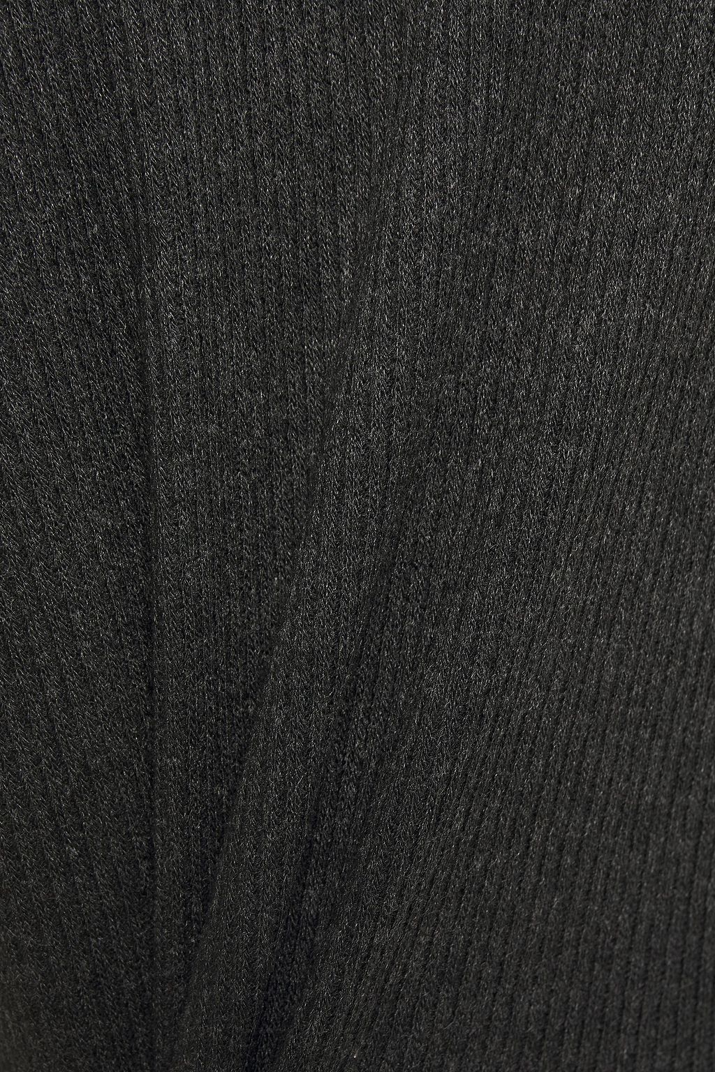 ENZA COSTA Cutout ribbed modal-blend turtleneck dress