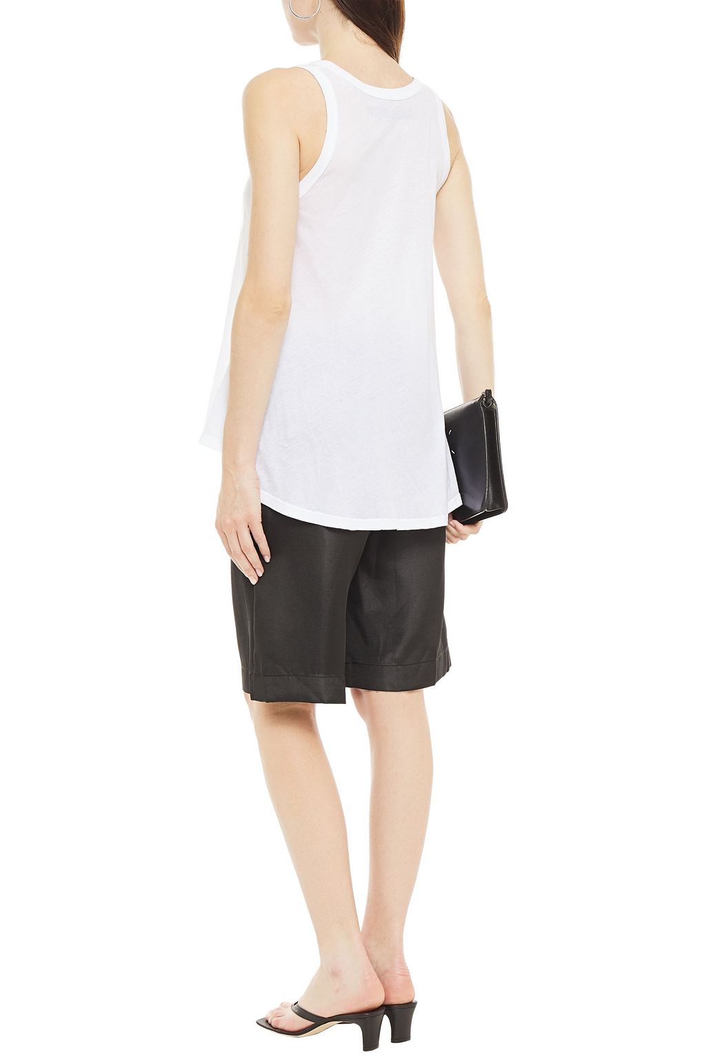 ENZA COSTA Pima cotton-jersey tank