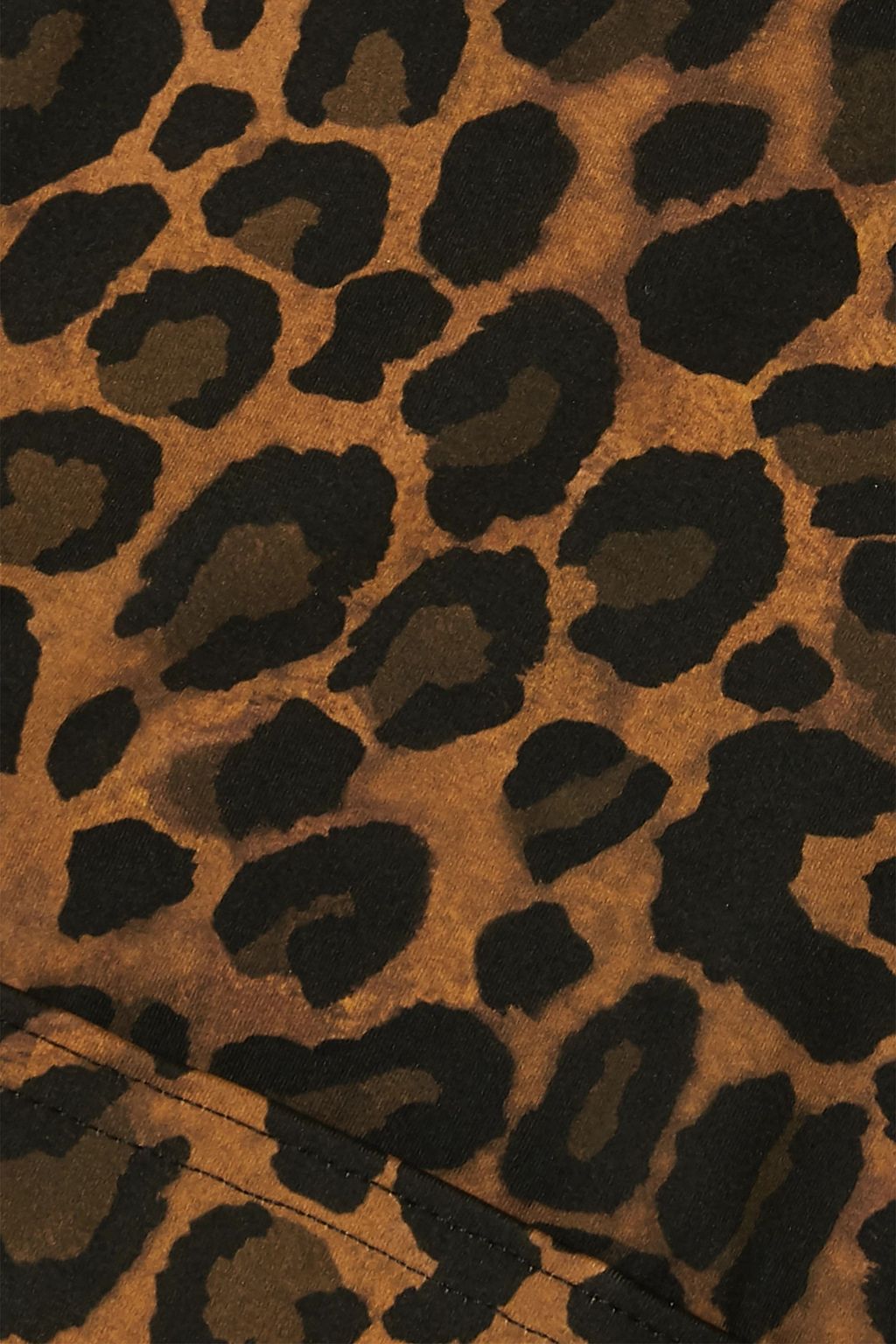 FISCH Kitts leopard-print bikini top