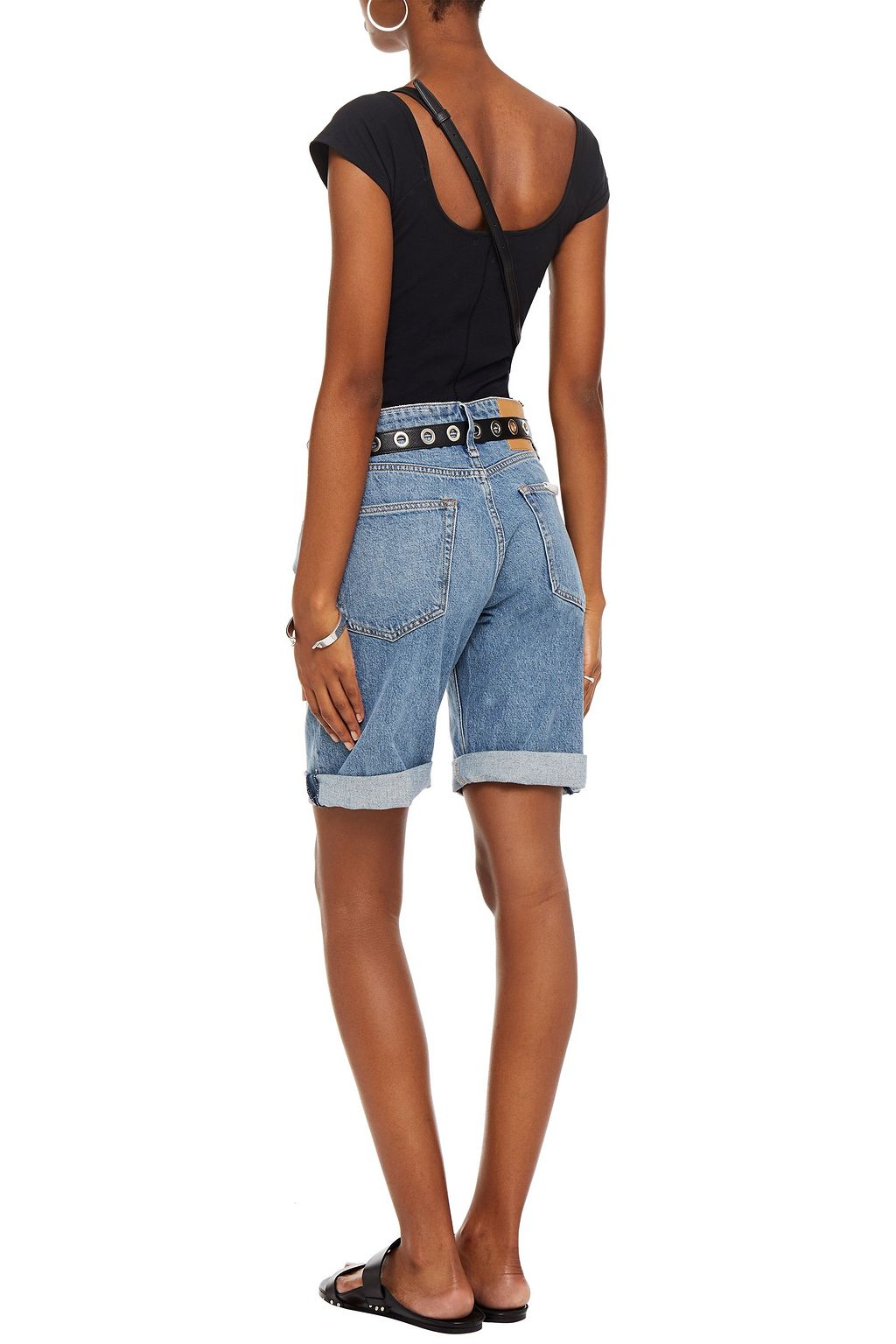 RAG & BONE Distressed denim shorts