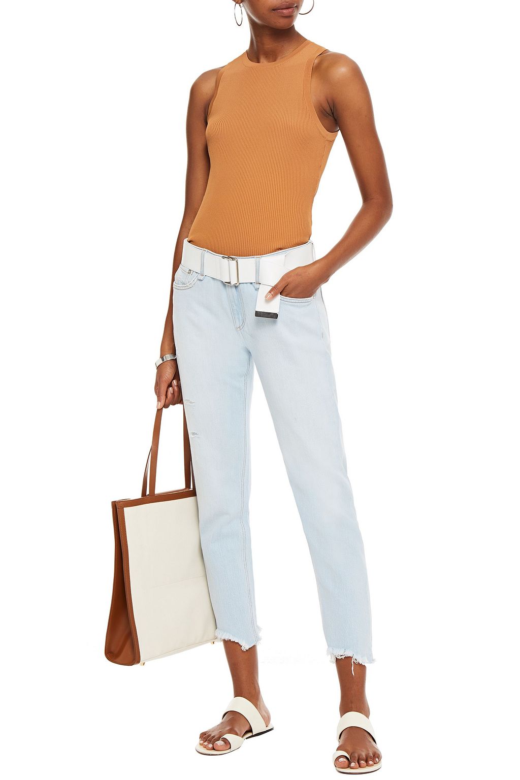 RAG & BONE Dre distressed slim boyfriend jeans