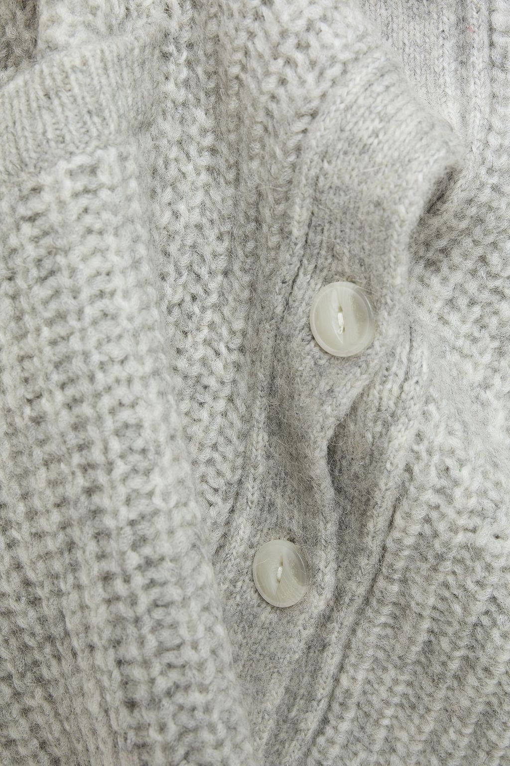 RAG & BONE Brushed ribbed-knit cardigan
