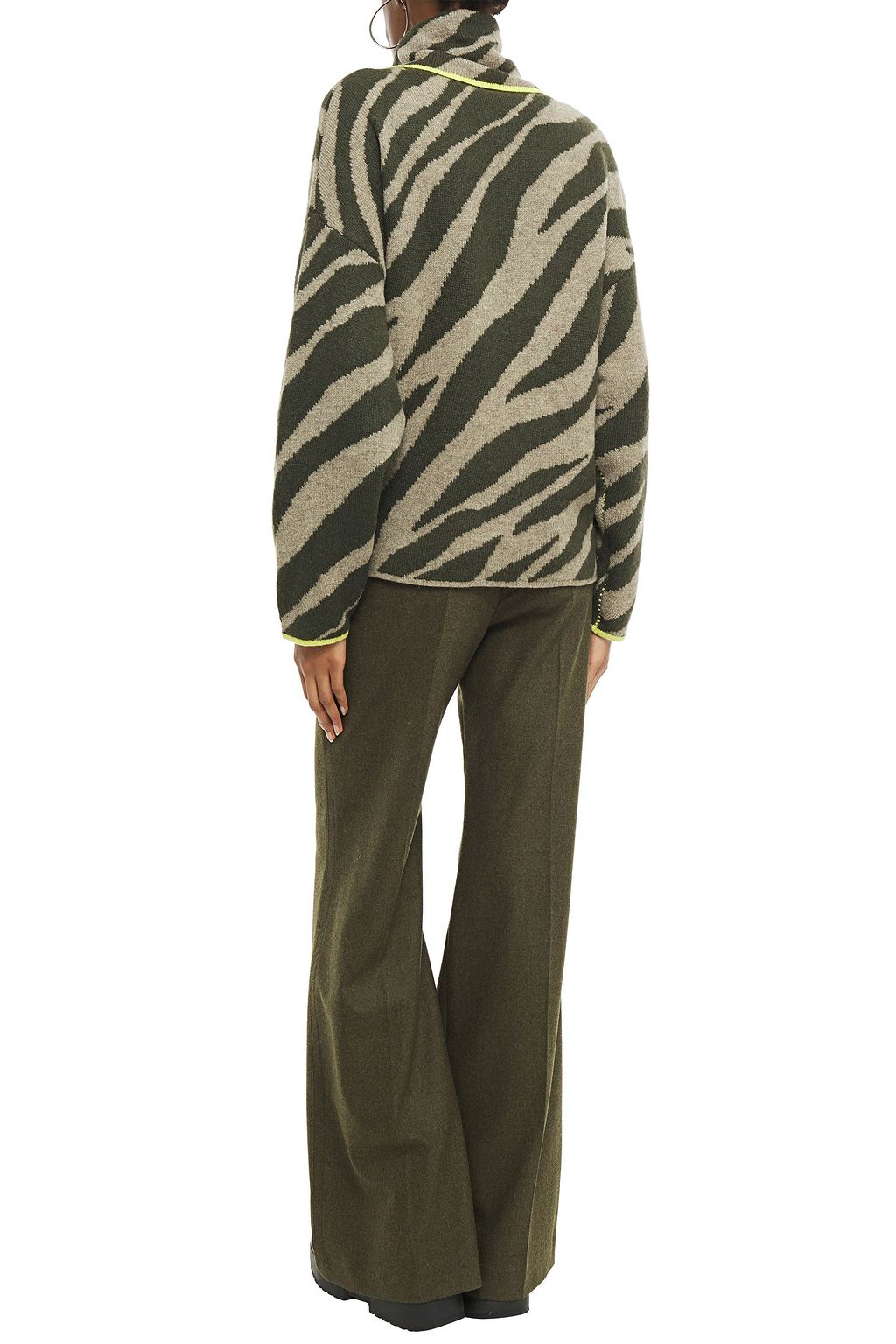 RAG & BONE Kiki jacquard-knit wool turtleneck sweater
