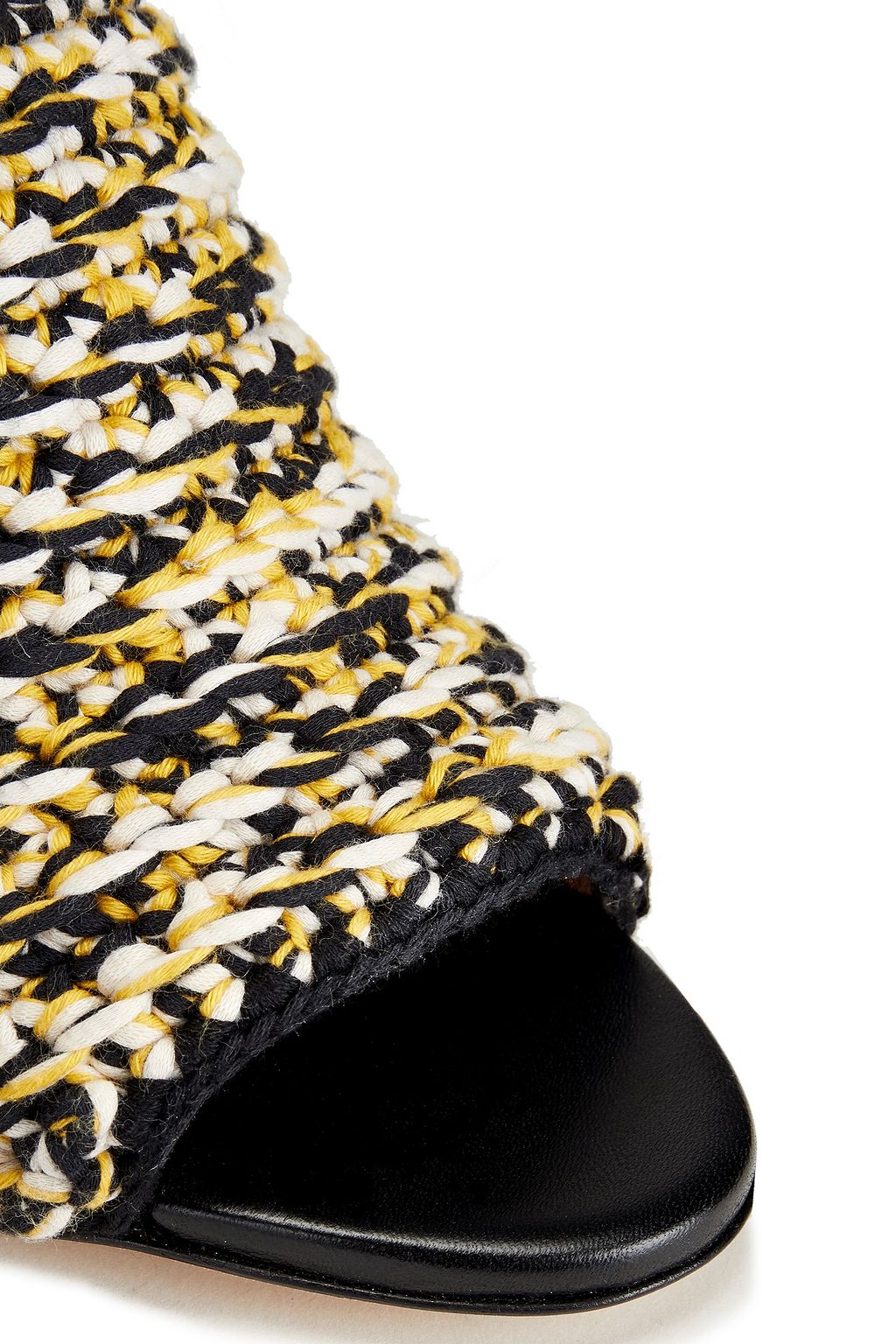 VICTORIA BECKHAM Crocheted cotton-blend mules