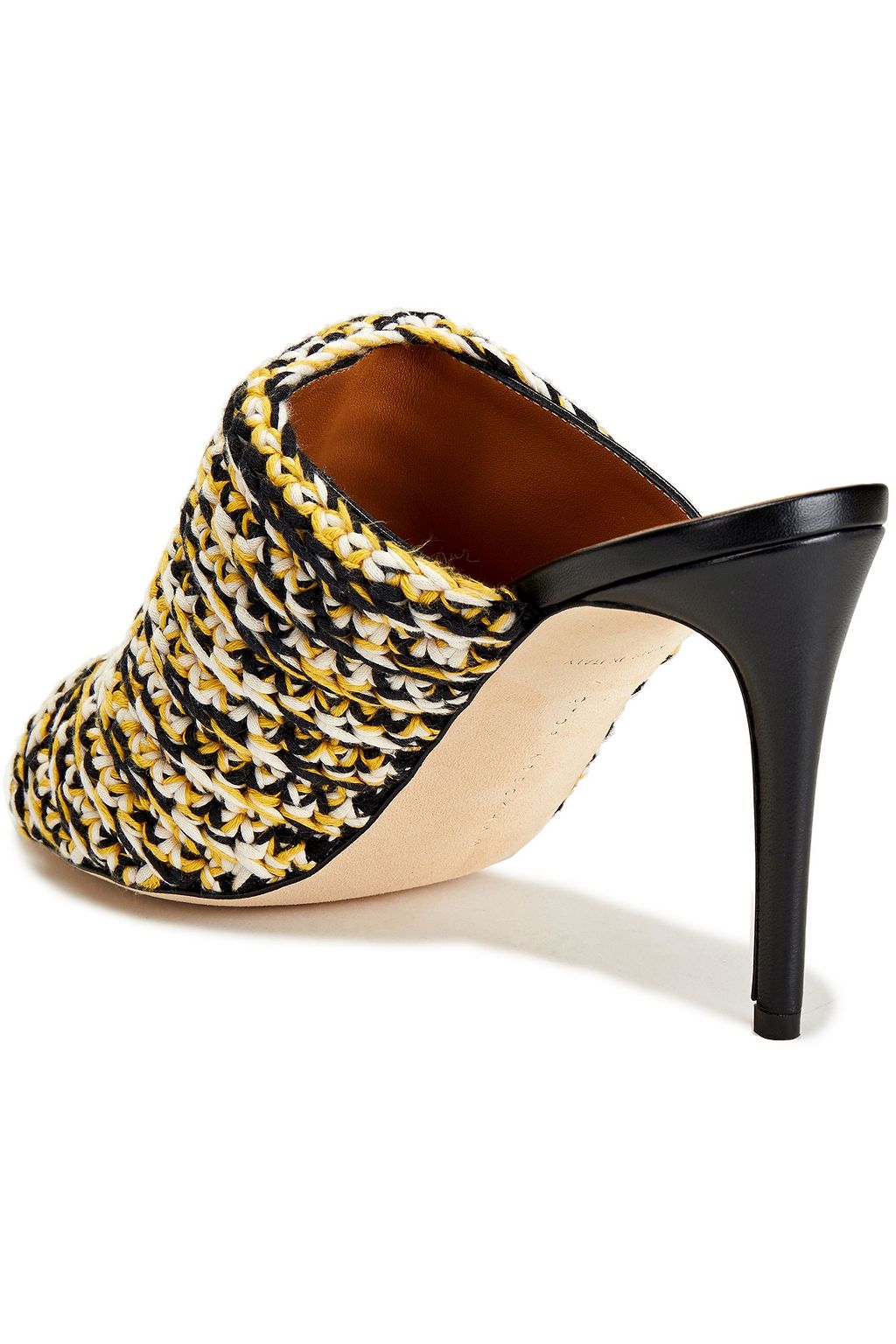 VICTORIA BECKHAM Crocheted cotton-blend mules