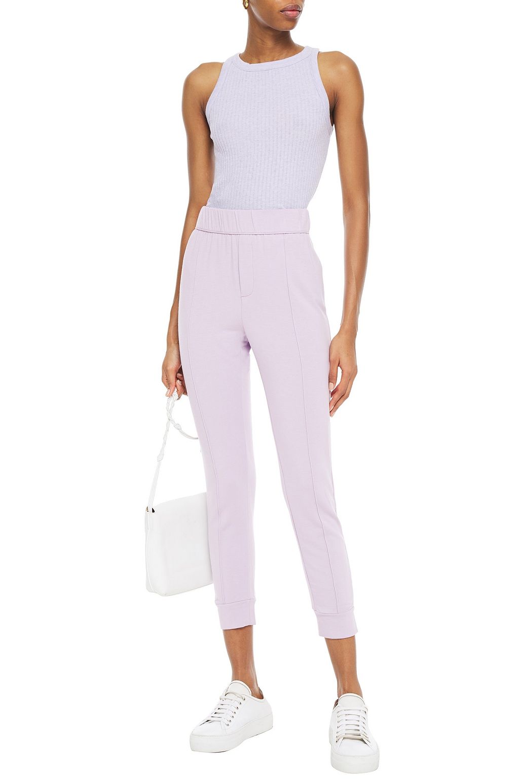 ENZA COSTA Stretch-jersey track pants