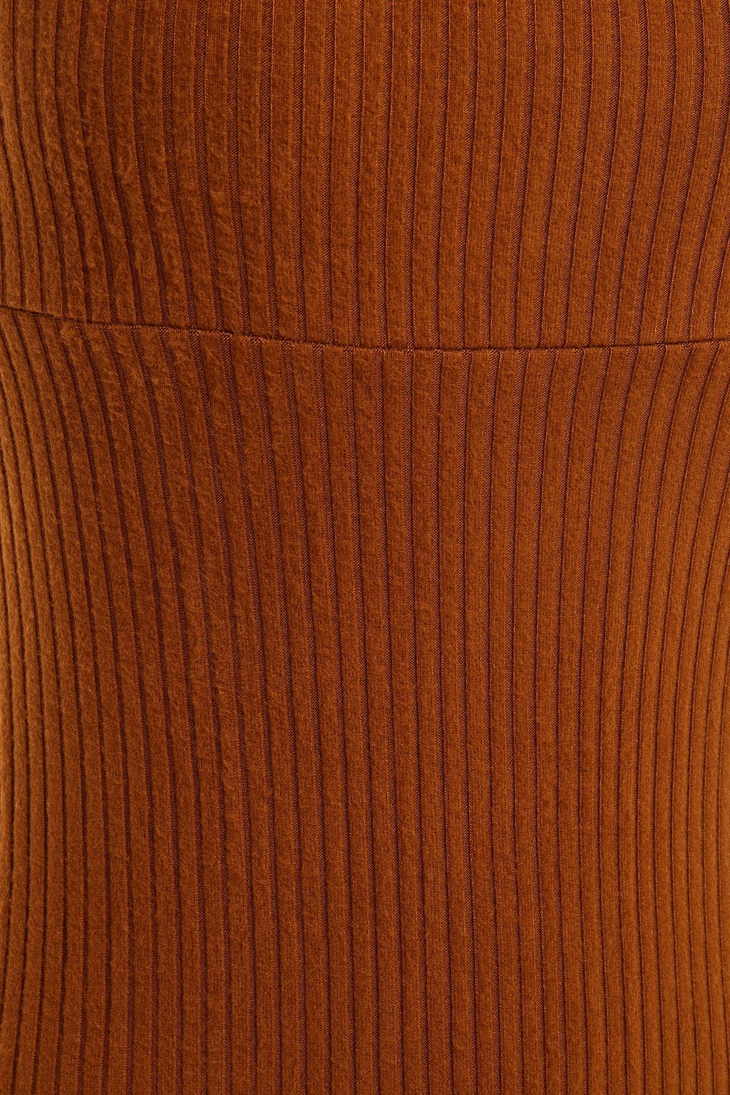 ENZA COSTA Ribbed-knit midi dress