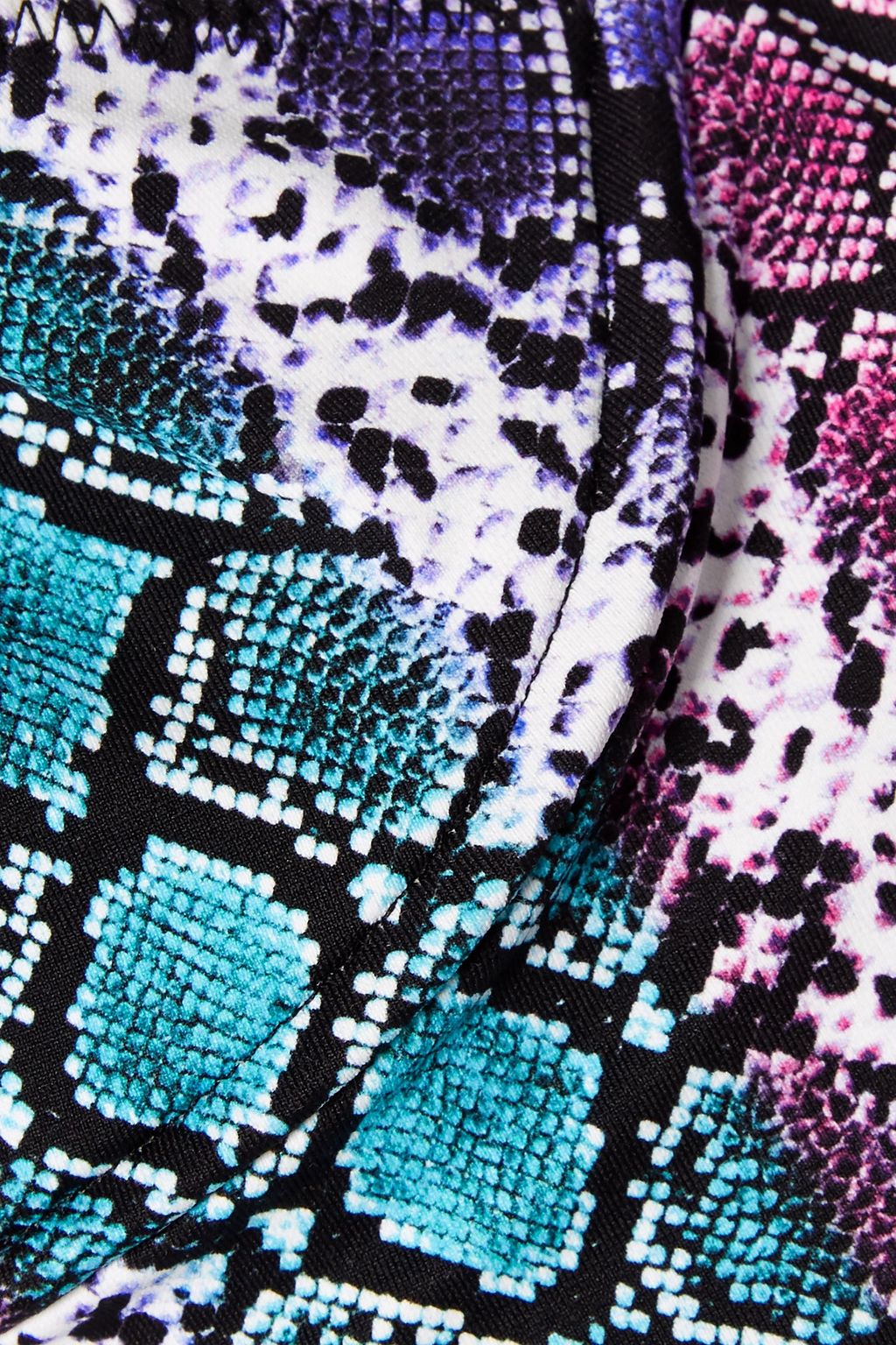 CAROLINE CONSTAS Mykela snake-print underwired swimsuit