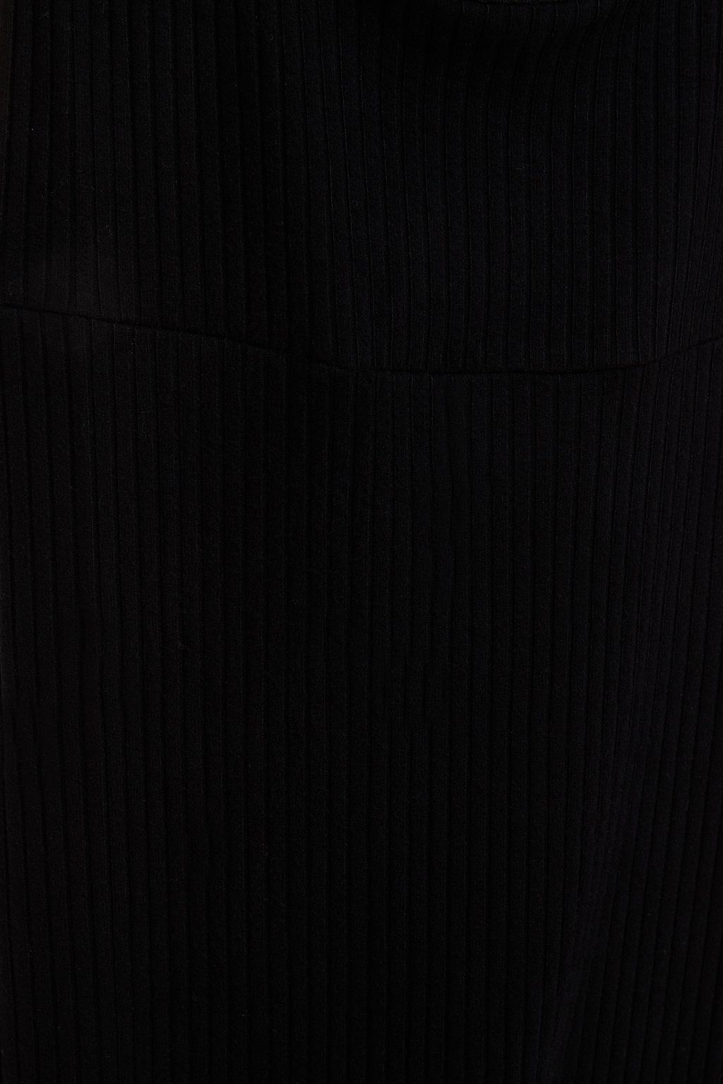 ENZA COSTA Ribbed-knit midi dress