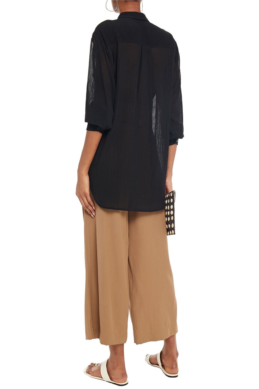 RAG & BONE Gauze-jacquard shirt