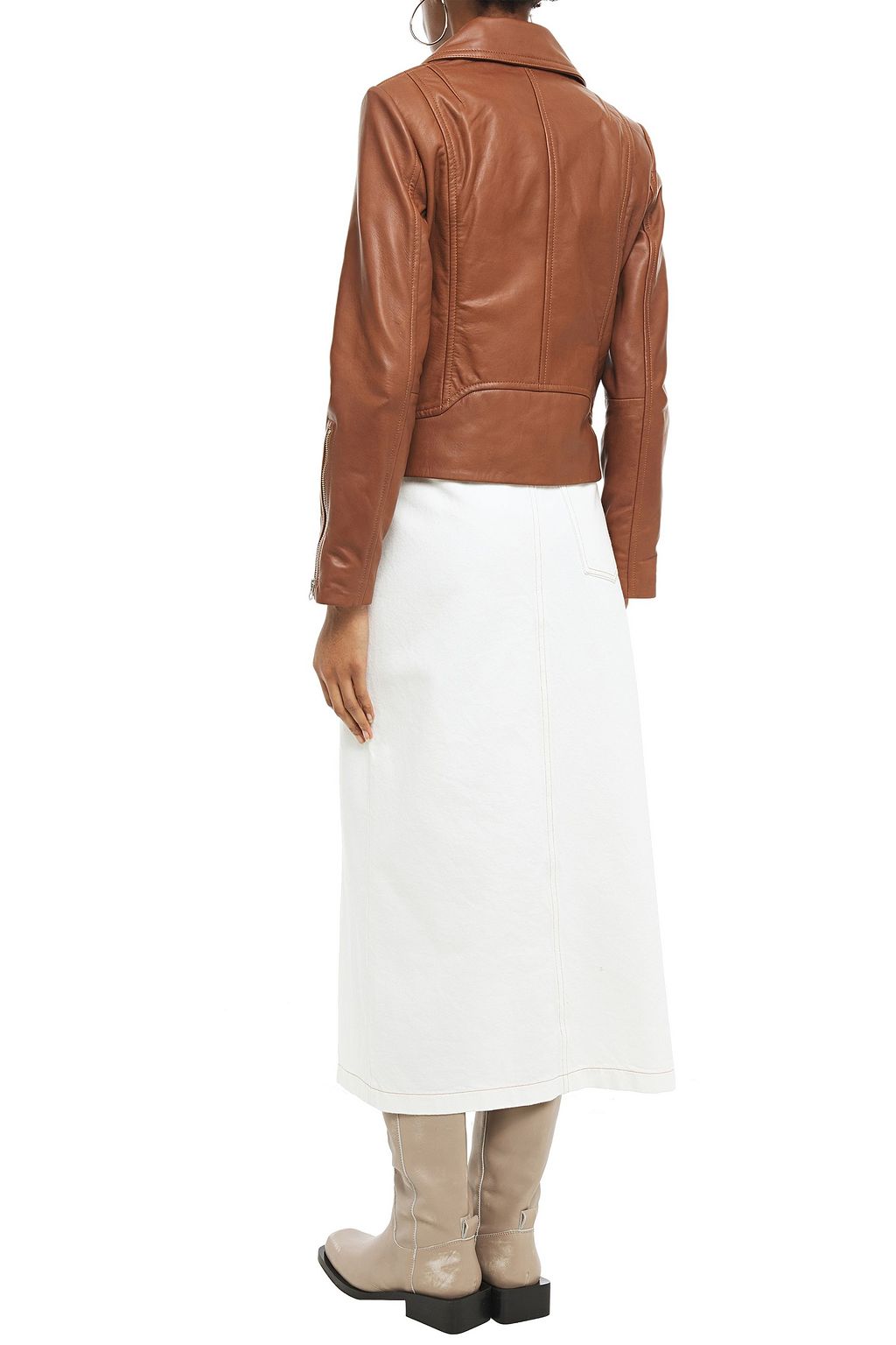 RAG & BONE Mack leather biker jacket