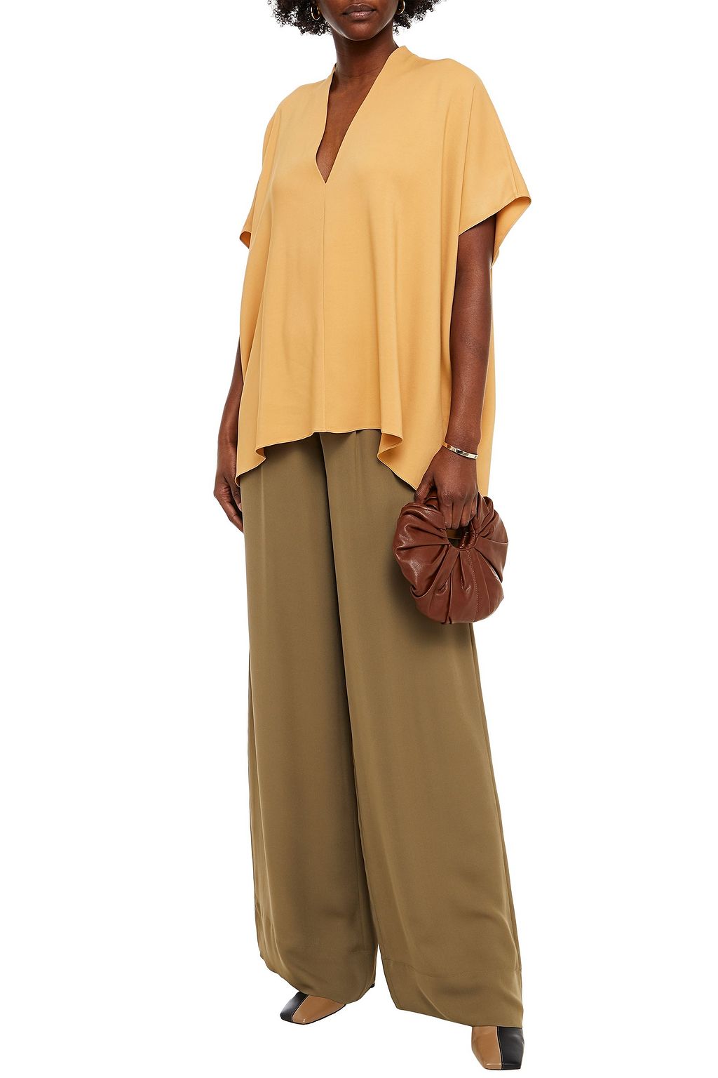ROSETTA GETTY Stretch-cady tunic