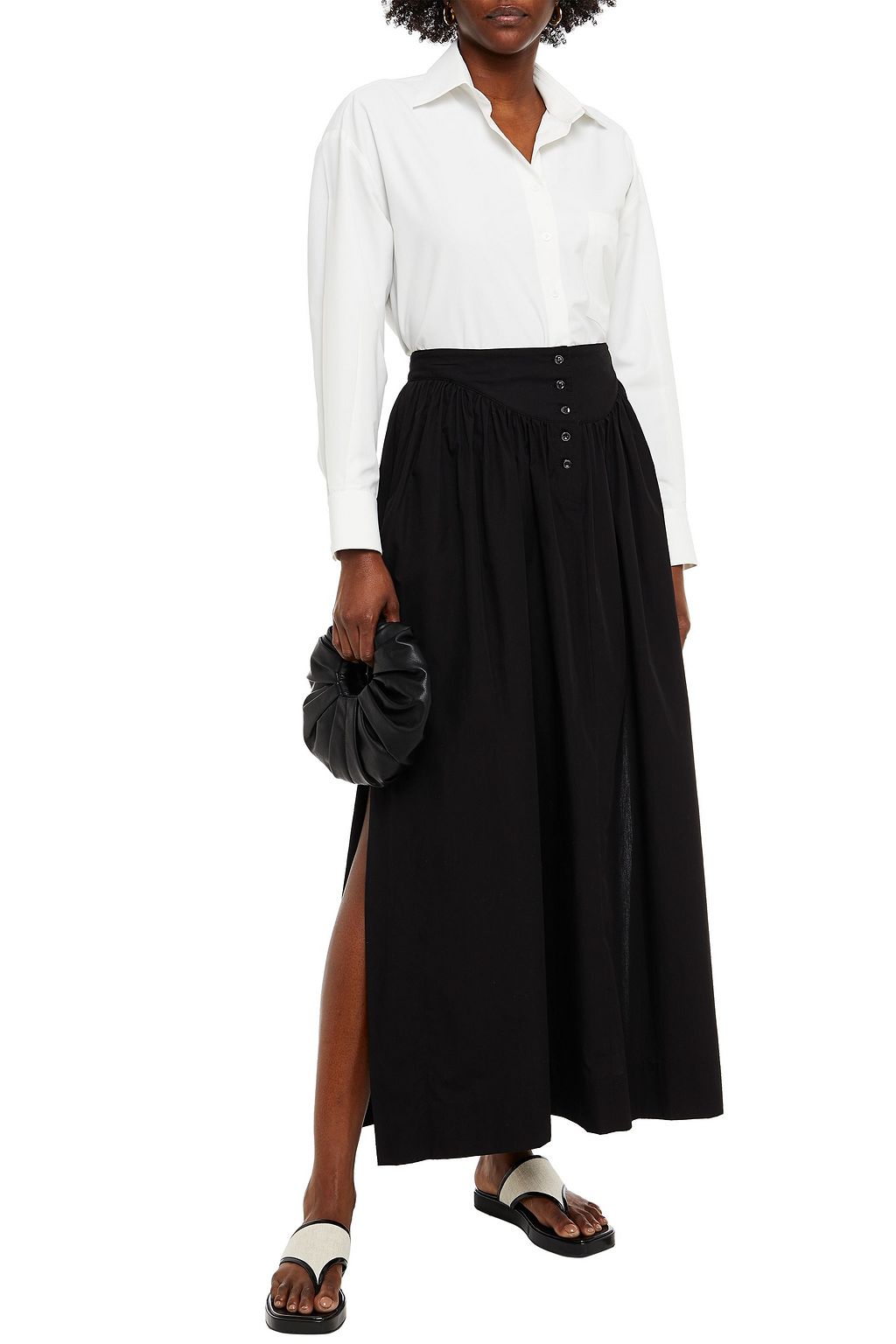ROSETTA GETTY Woven maxi skirt