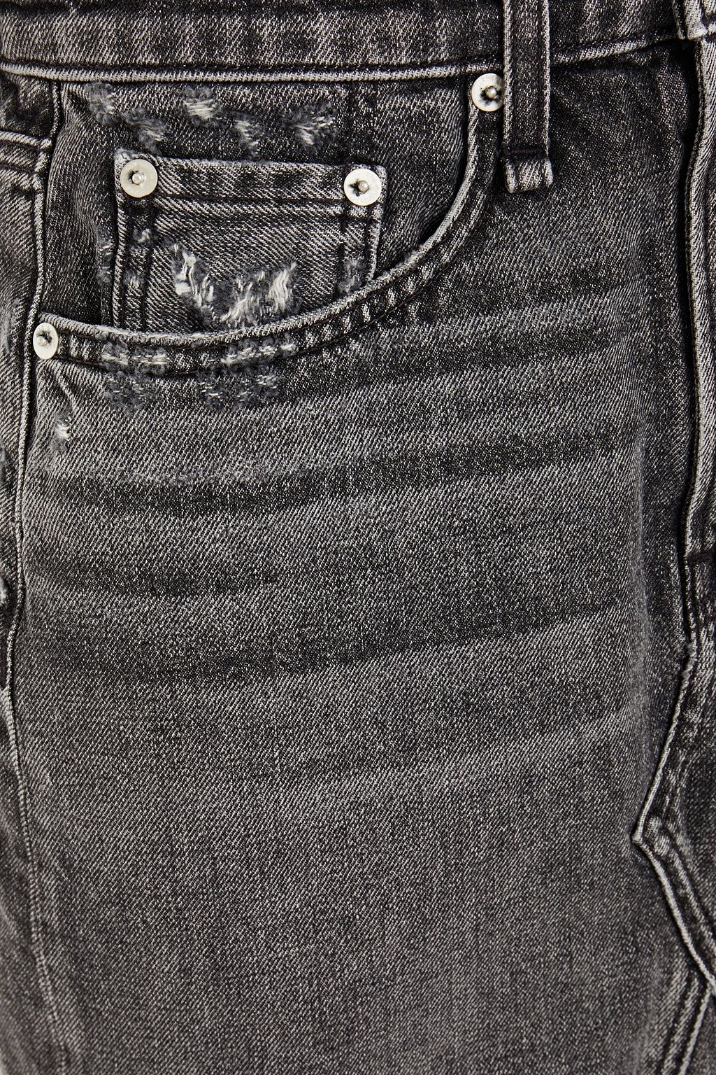RAG & BONE ダメージ加工デニム ミニスカート