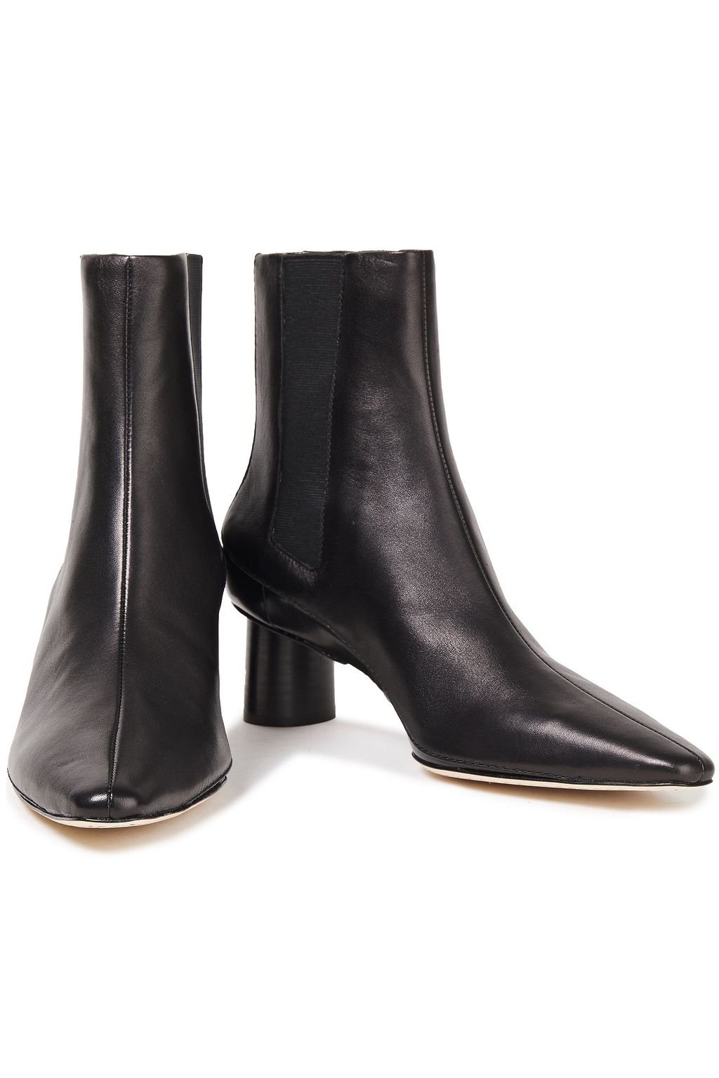 RAG & BONE Jet smooth and perforated leather ankle boots