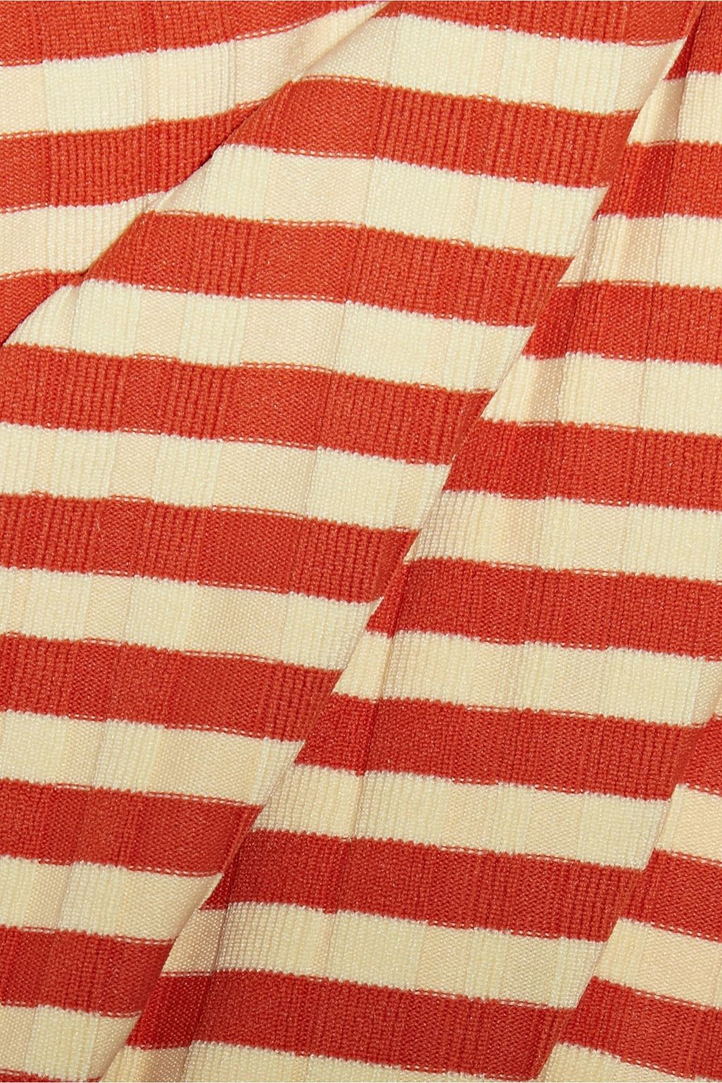 SOLID & STRIPED The Nina striped ribbed swimsuit