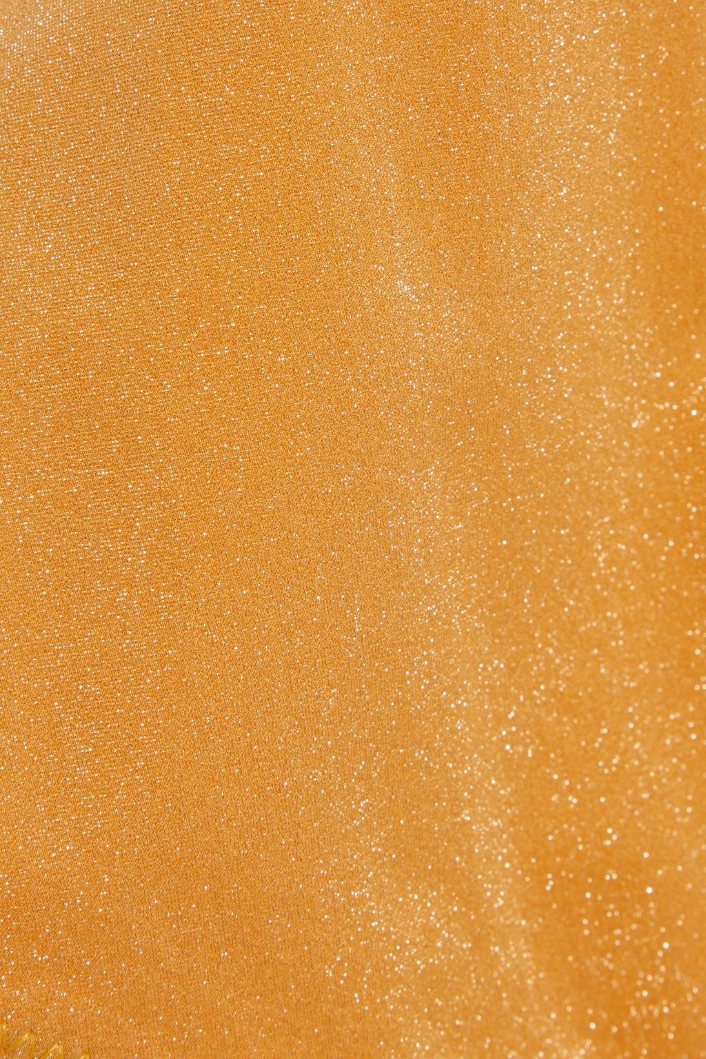 SOLID & STRIPED The Eva metallic low-rise bikini briefs