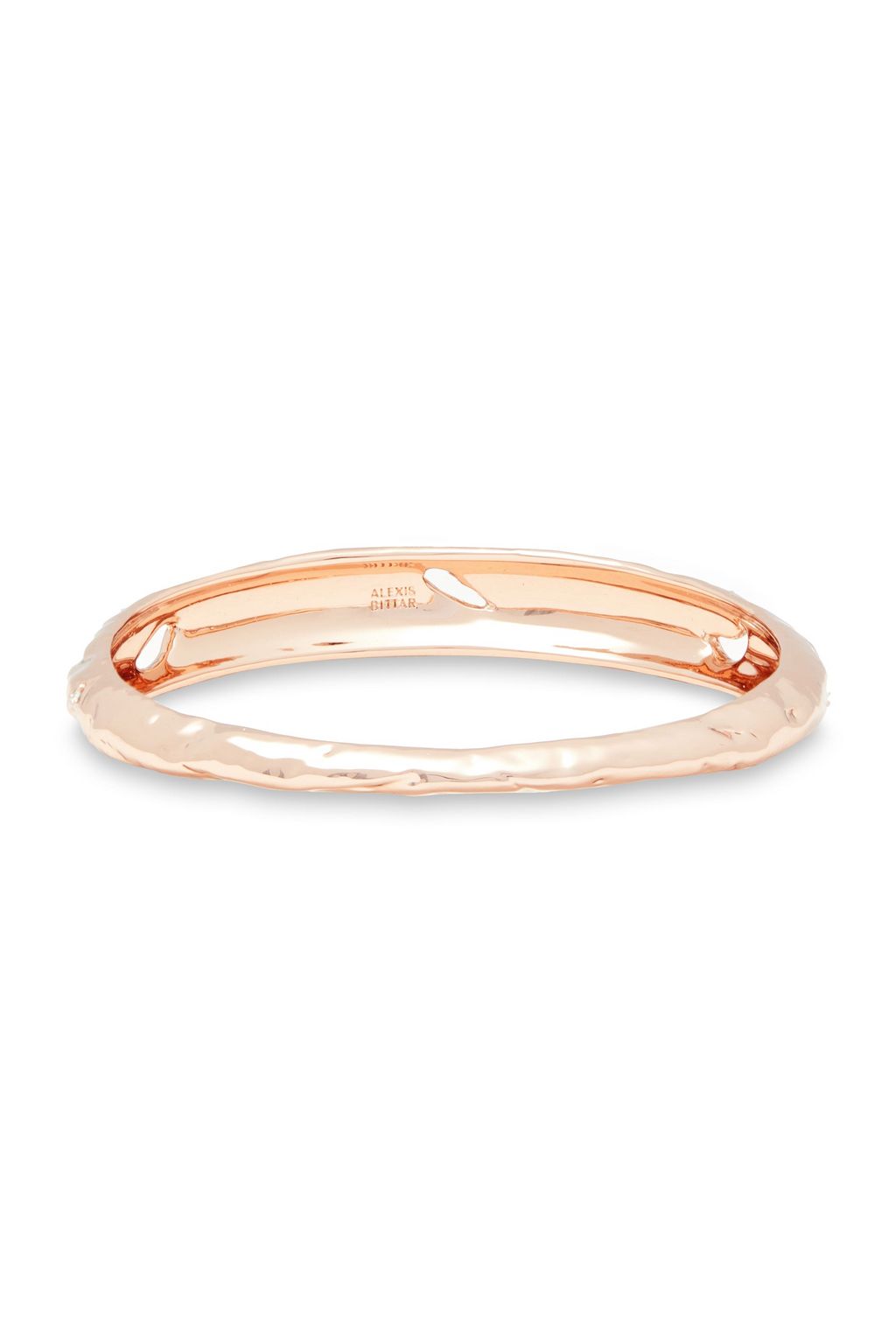 ALEXIS BITTAR Rose gold-tone crystal bangle