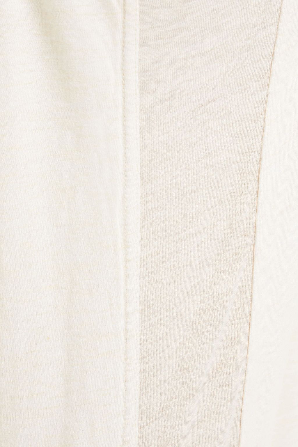 RAG & BONE Summer two-tone mélange linen-blend jersey midi dress