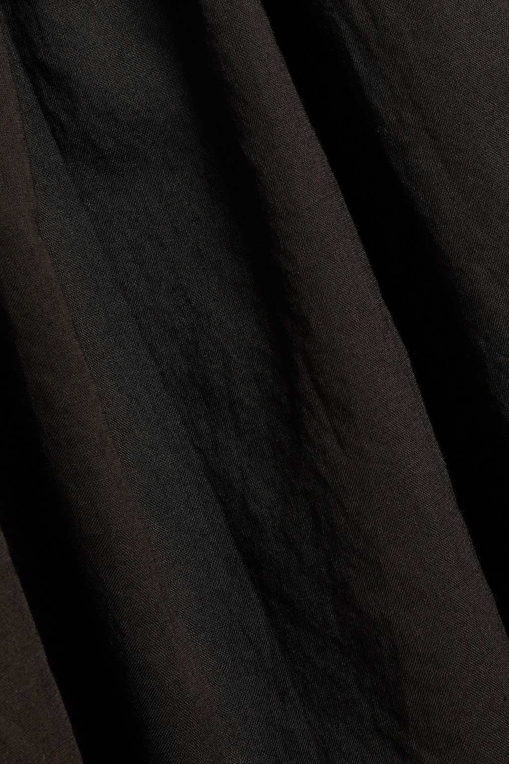 CLU Lace-trimmed pleated cotton-voile blouse