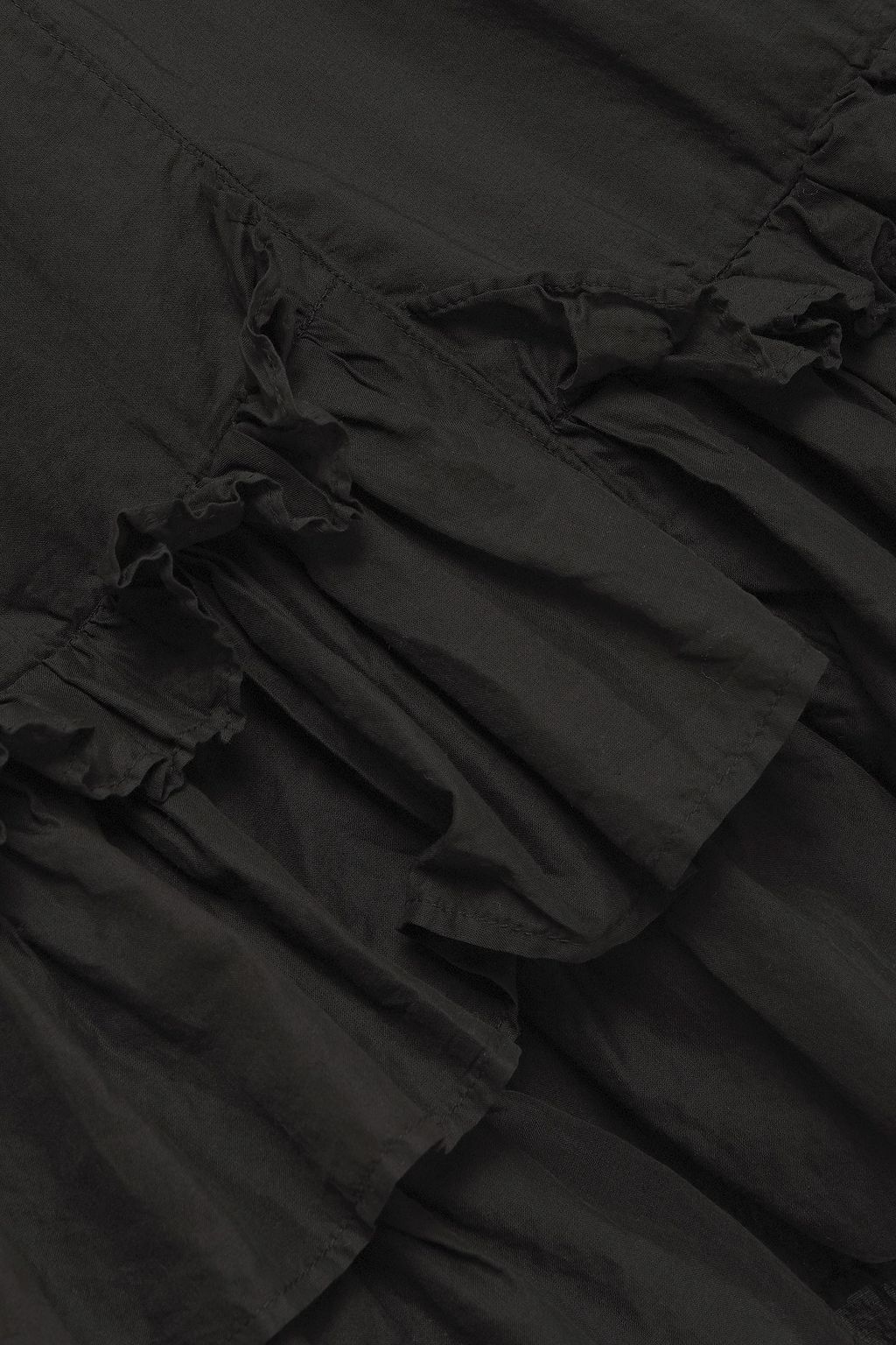 CLU Ruffled cotton-mousseline dress