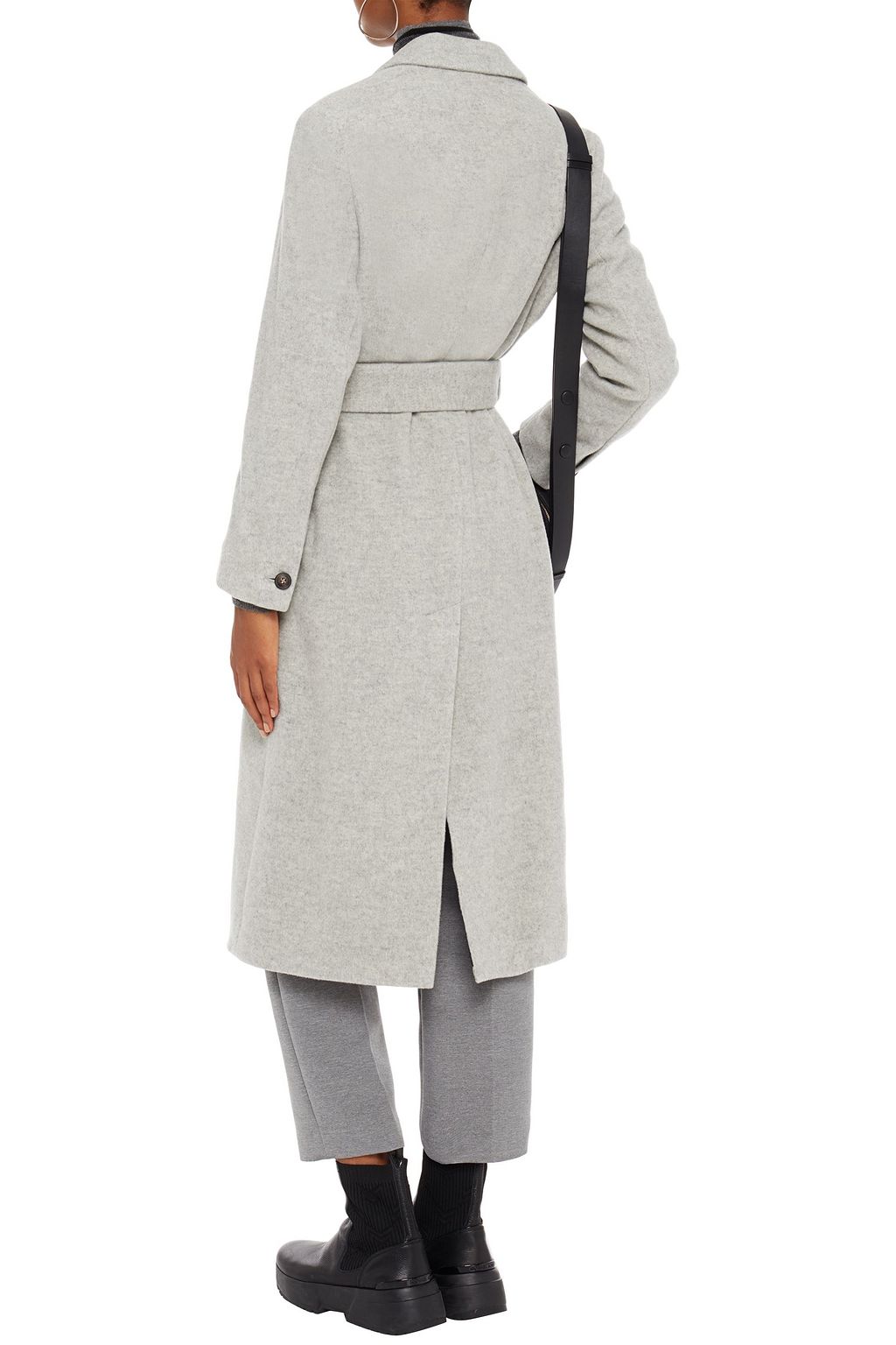 AMERICAN VINTAGE Brushed wool-blend felt coat